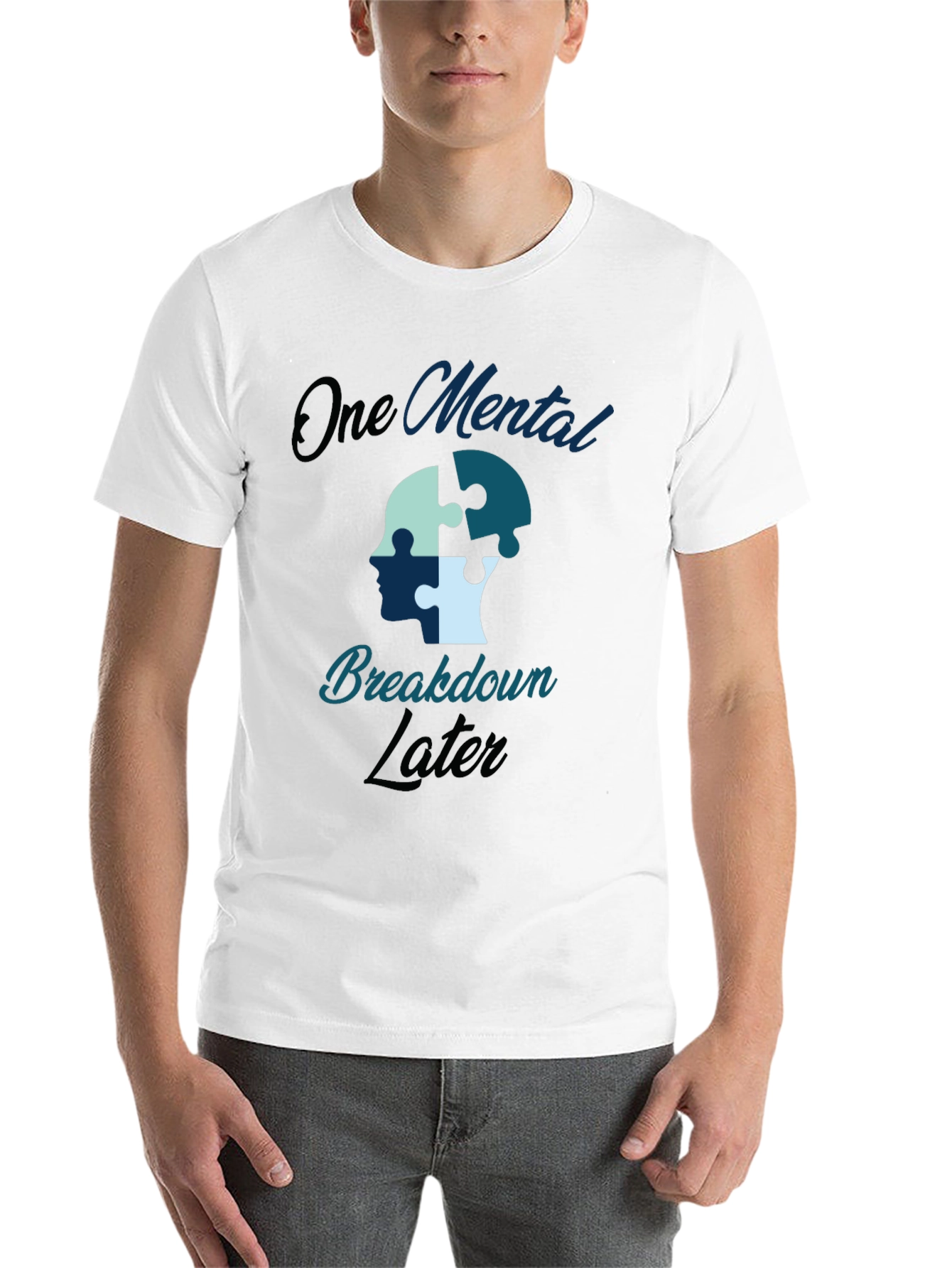 Black One Mental Breakdown Later Graphic Tee view 14