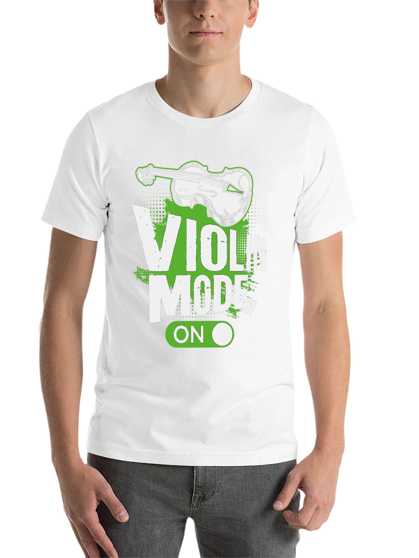 Black Violin Mode On Graphic Tee - Black view 14