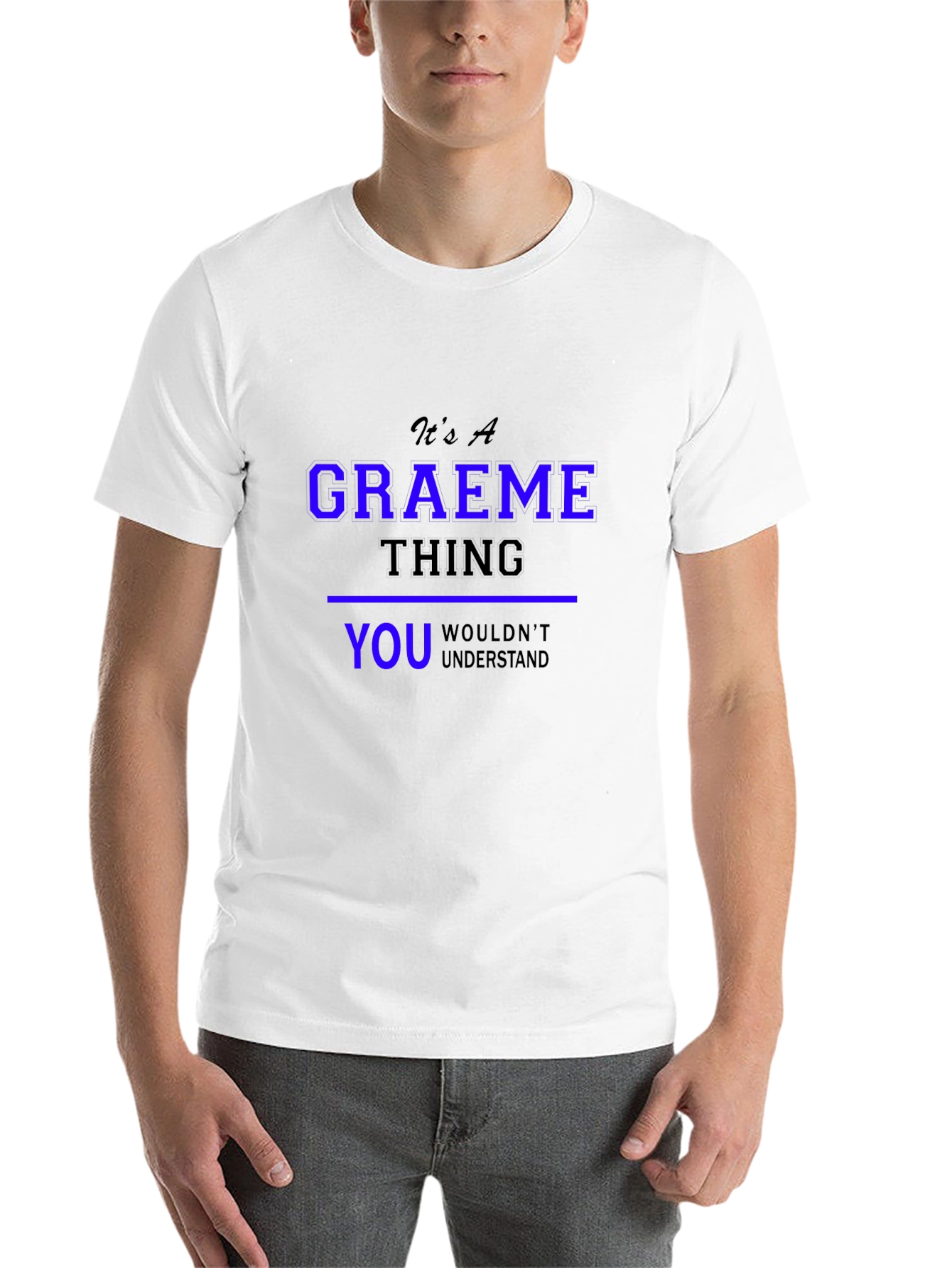Black Graeme Thing T-Shirt - You Wouldn't Understand view 14