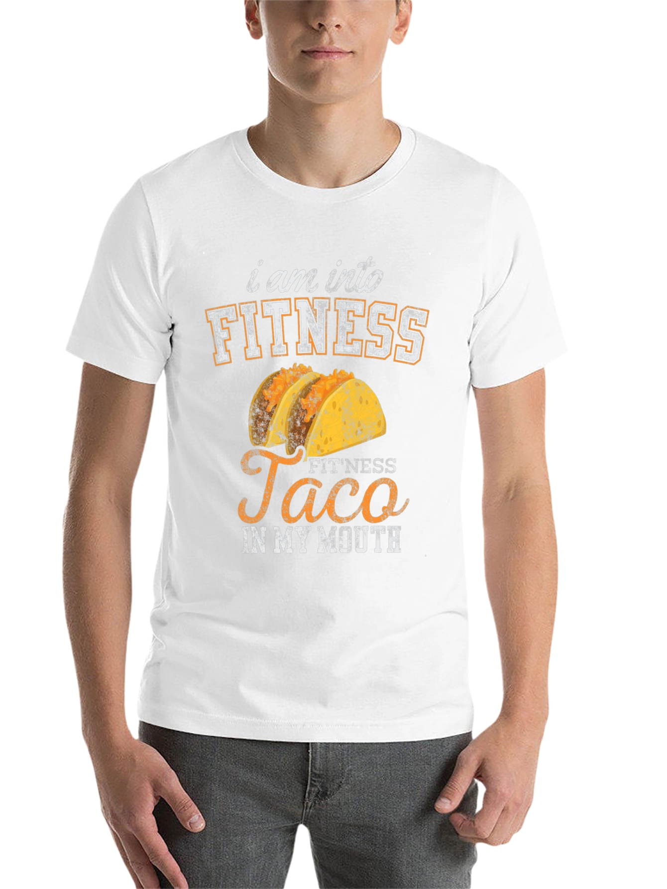 Black Fitness Taco Graphic T-Shirt view 14