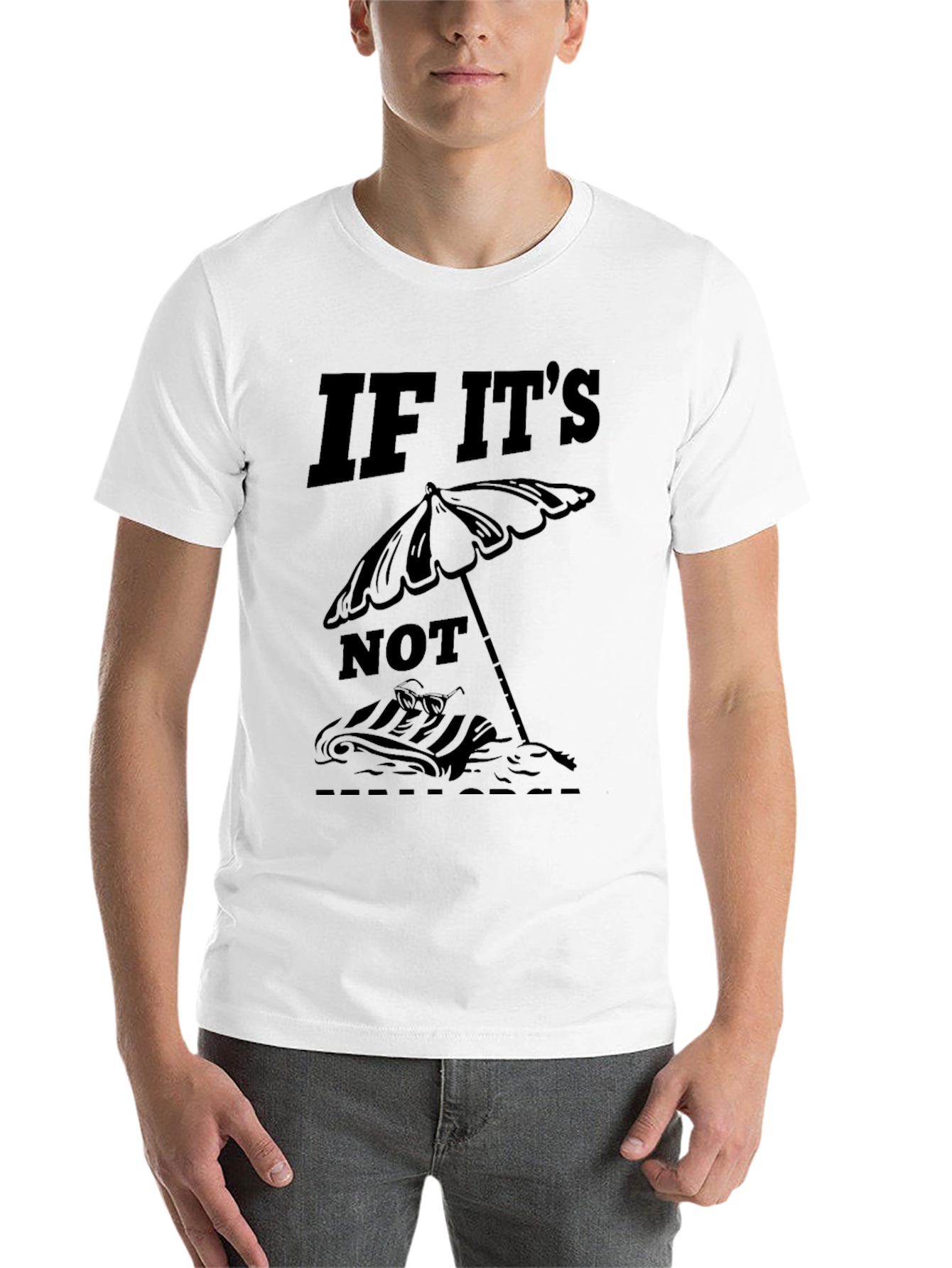 Black "If It's Not Flip Flops" T-Shirt - Beach Vibes view 14