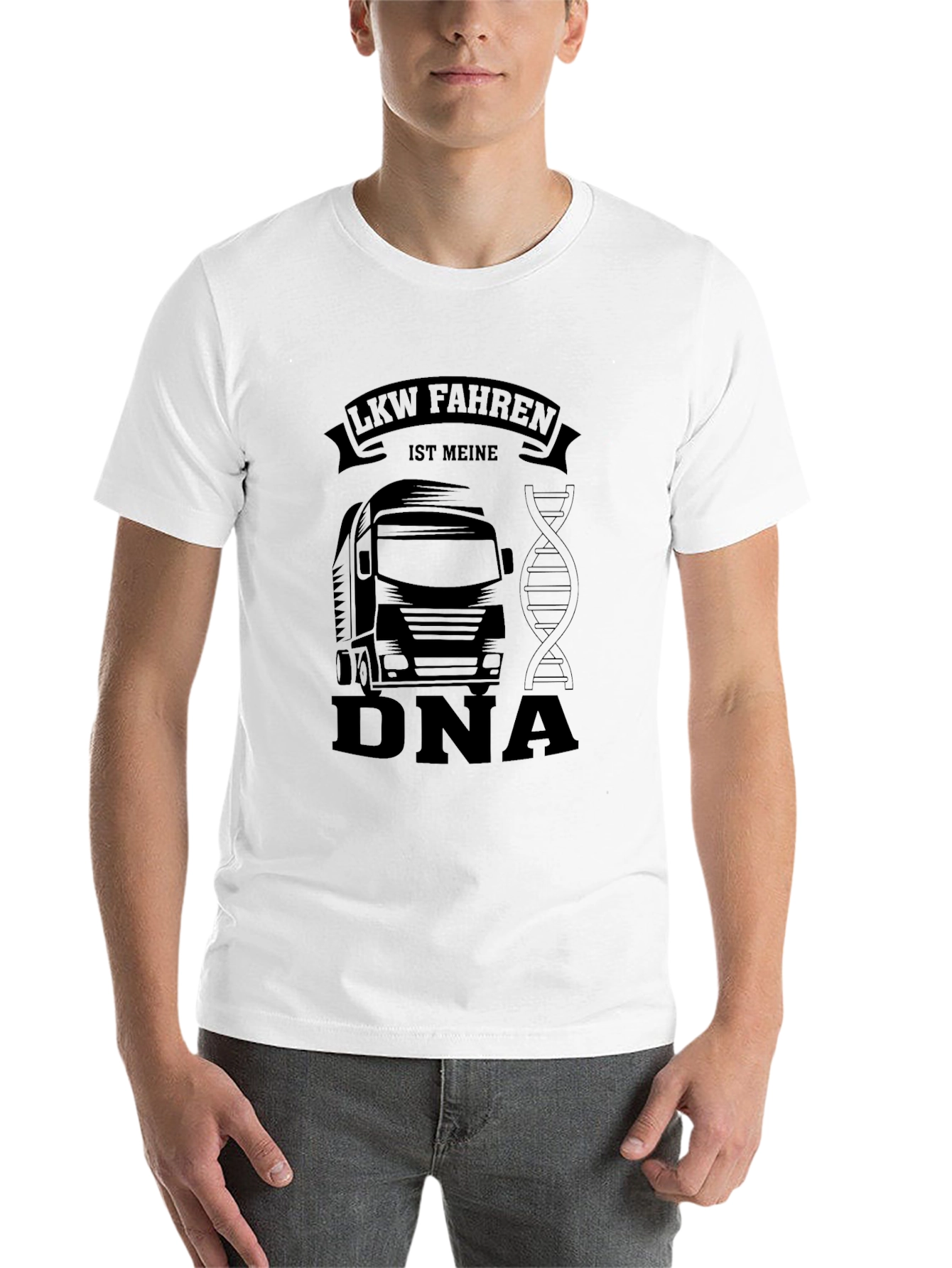 Black Trucker DNA Black T-Shirt view 14