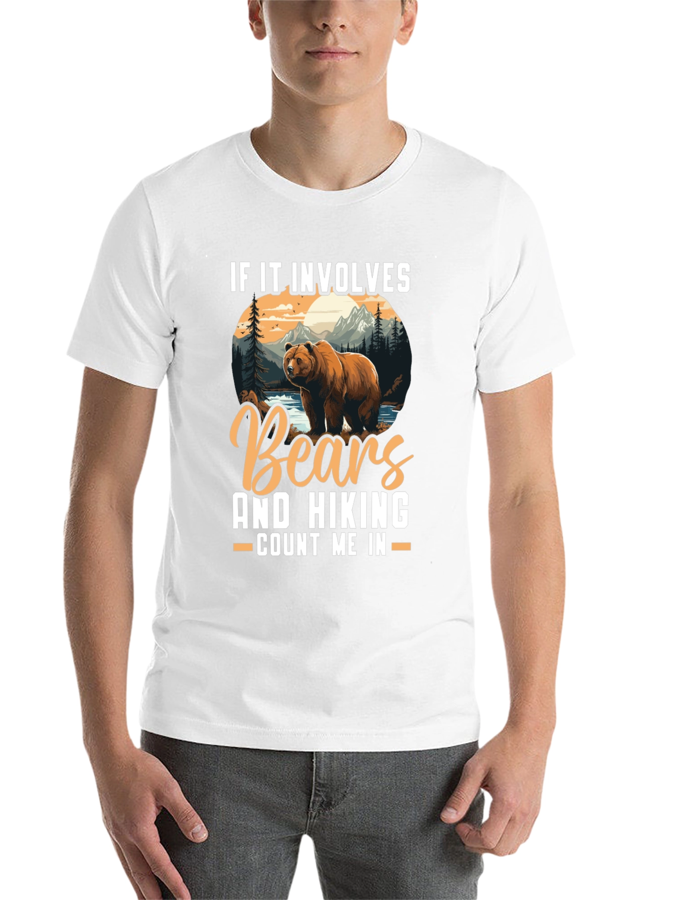Black Bears & Hiking T-Shirt - Count Me In view 14