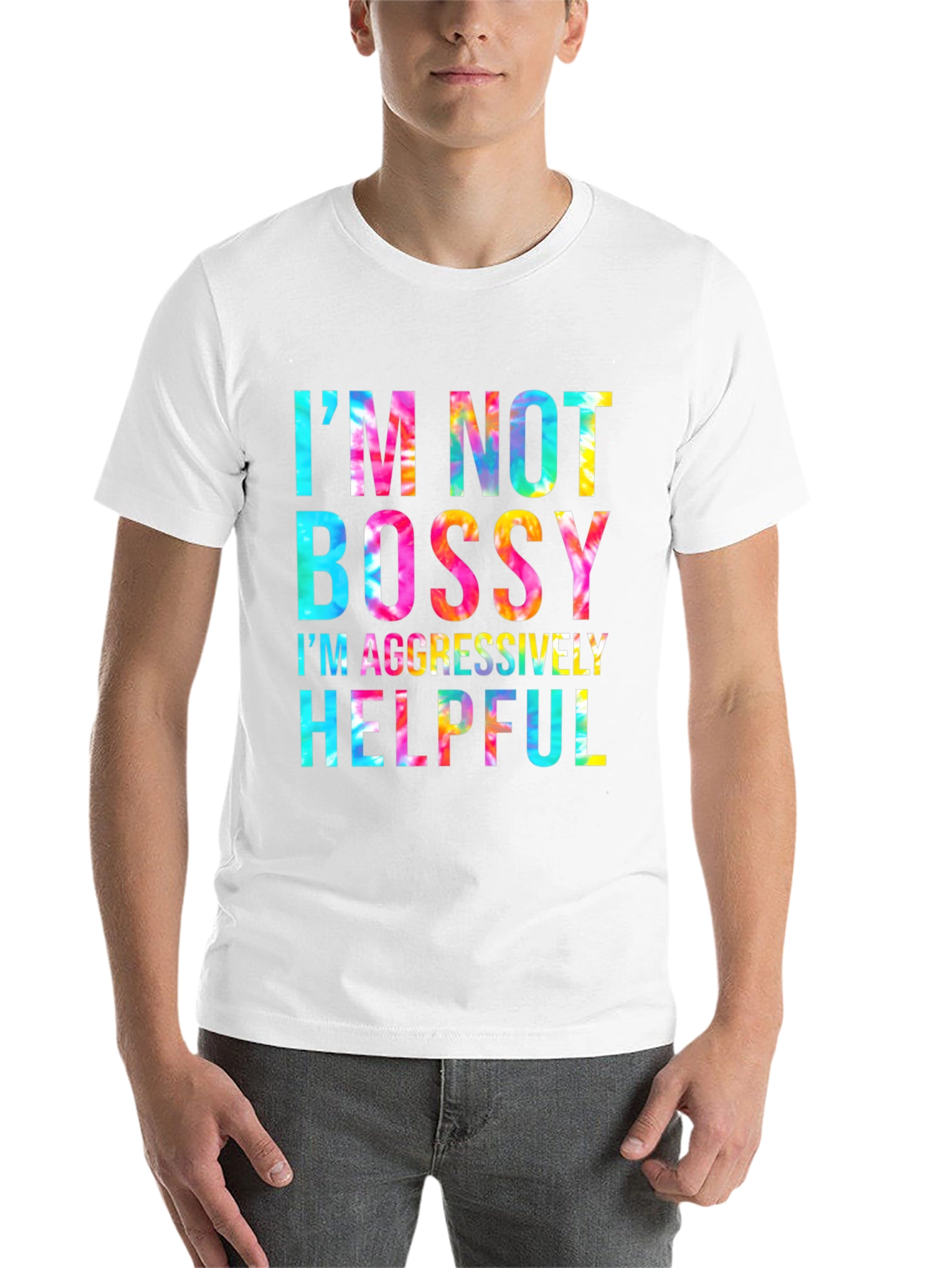 Black I'm Not Bossy T-Shirt view 14