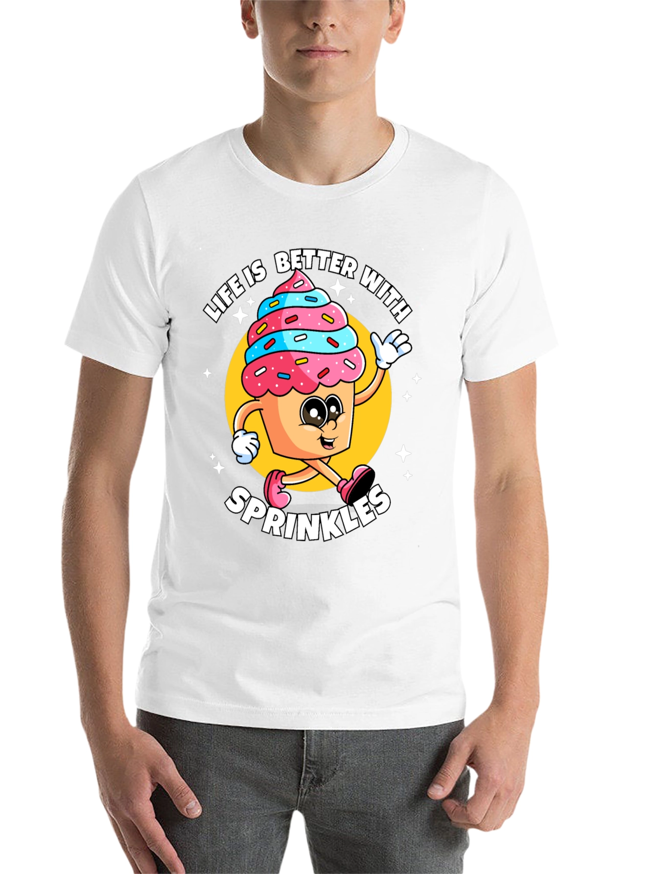 Black Life is Better with Sprinkles T-Shirt view 14
