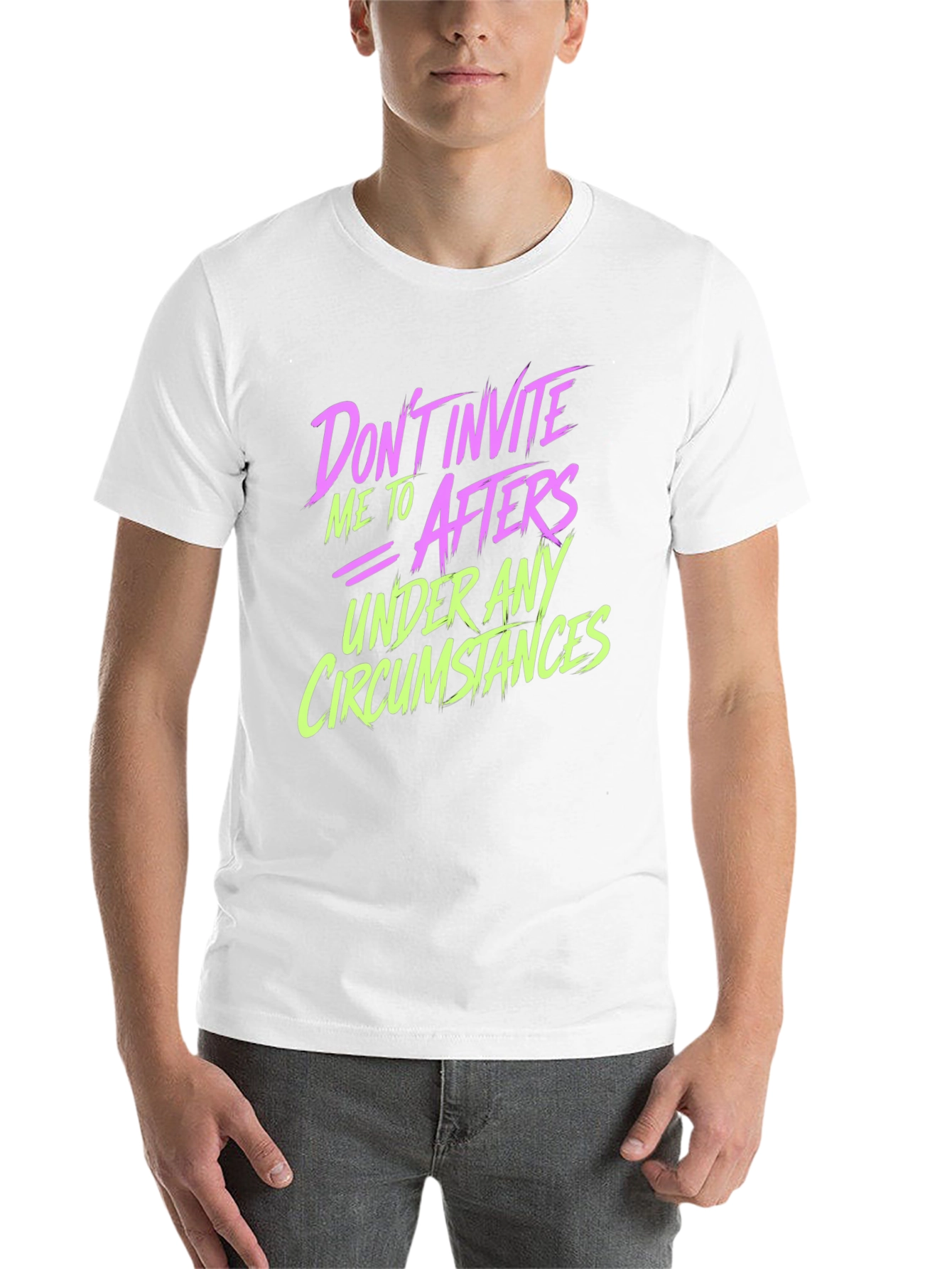 Black Don't Invite Me to Afters Graphic Tee view 14