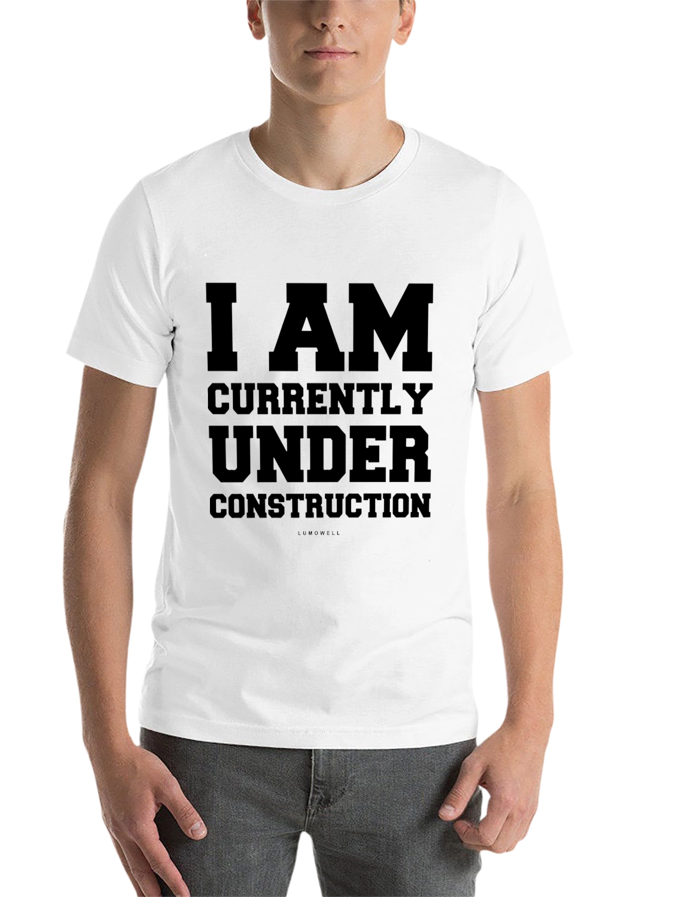 Black I AM Under Construction Graphic Tee view 14