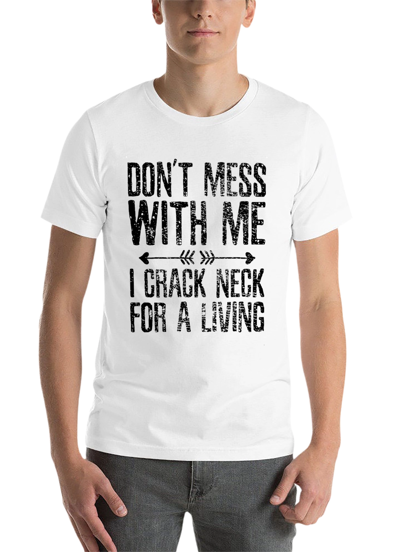 Black Don't Mess With Me Humor T-Shirt view 14