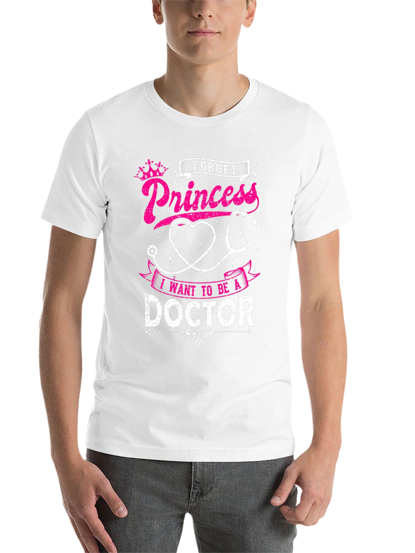 Future Doctor T-Shirt - Forget Princess, Be a Doctor Tee - 14