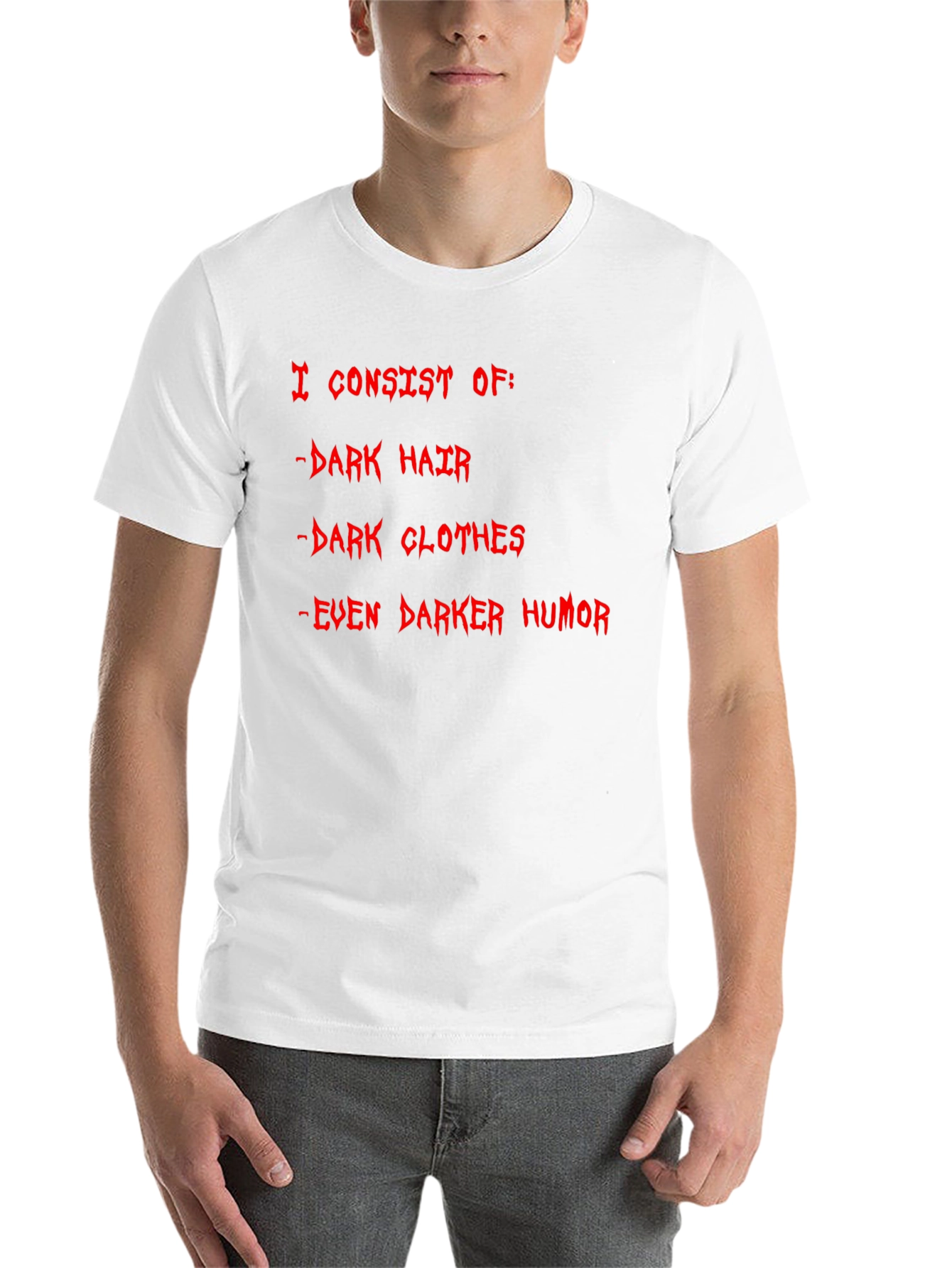 Black Humorous Dark T-Shirt - I Consist Of... view 14