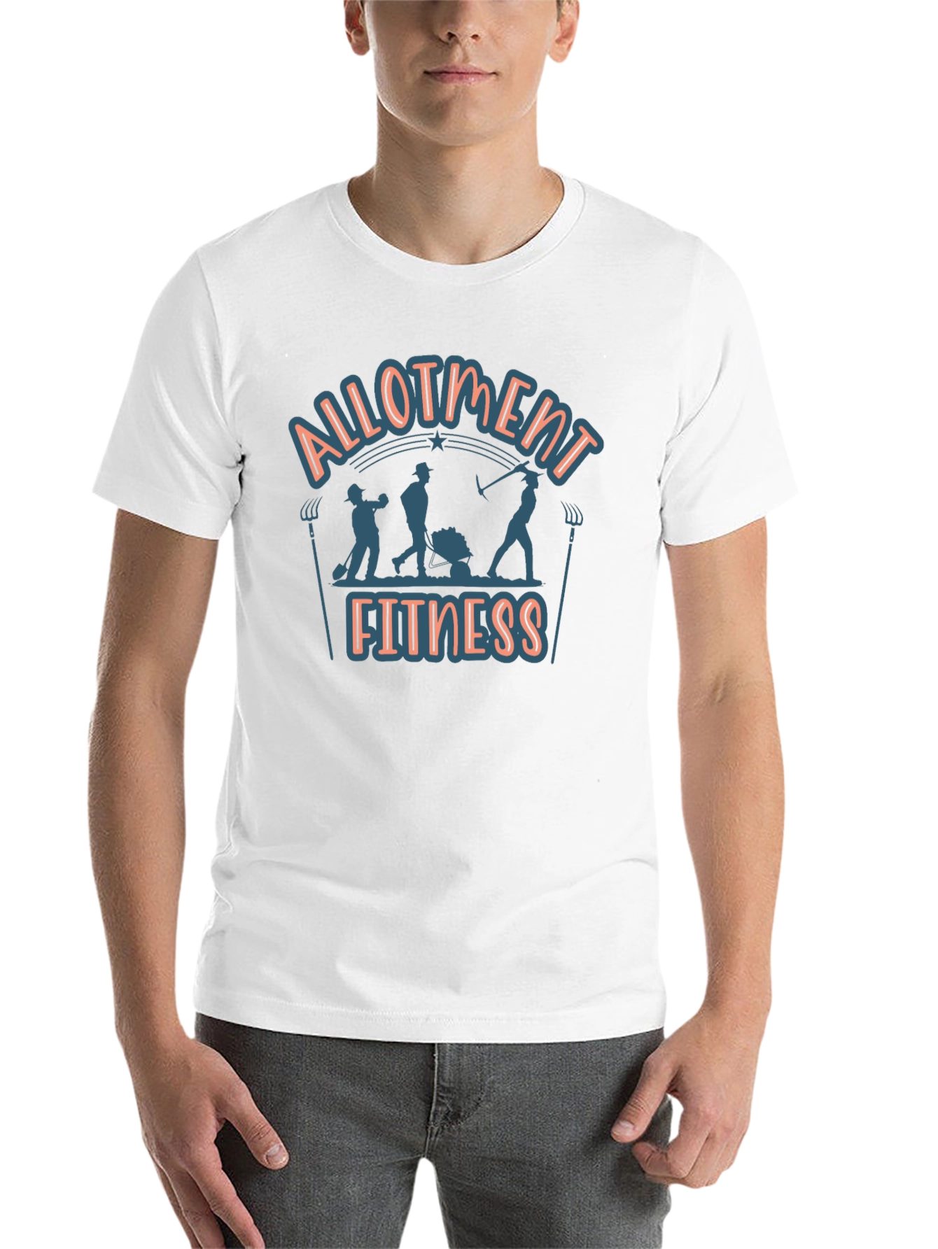 Black Allotment Fitness Graphic T-Shirt view 14