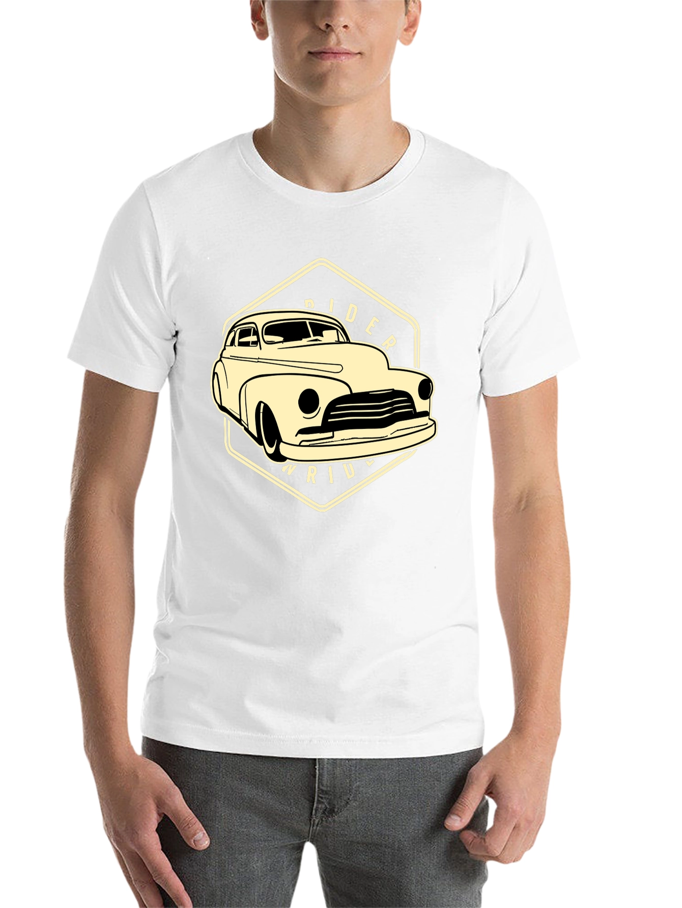 Black Classic Car Rider T-Shirt - Black view 14
