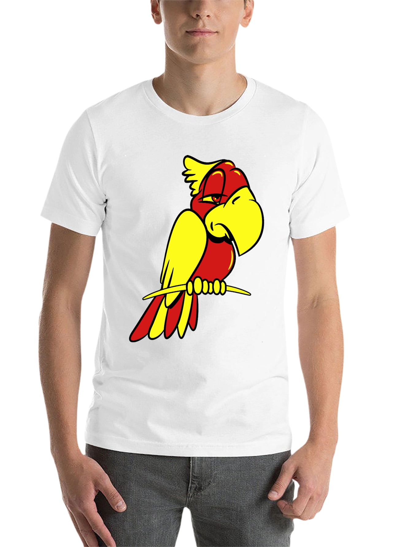 Cool Parrot Graphic Tee - 14