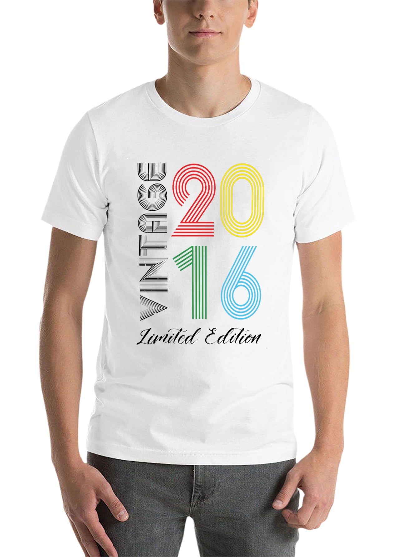 Black Vintage 2016 Limited Edition T-Shirt view 14