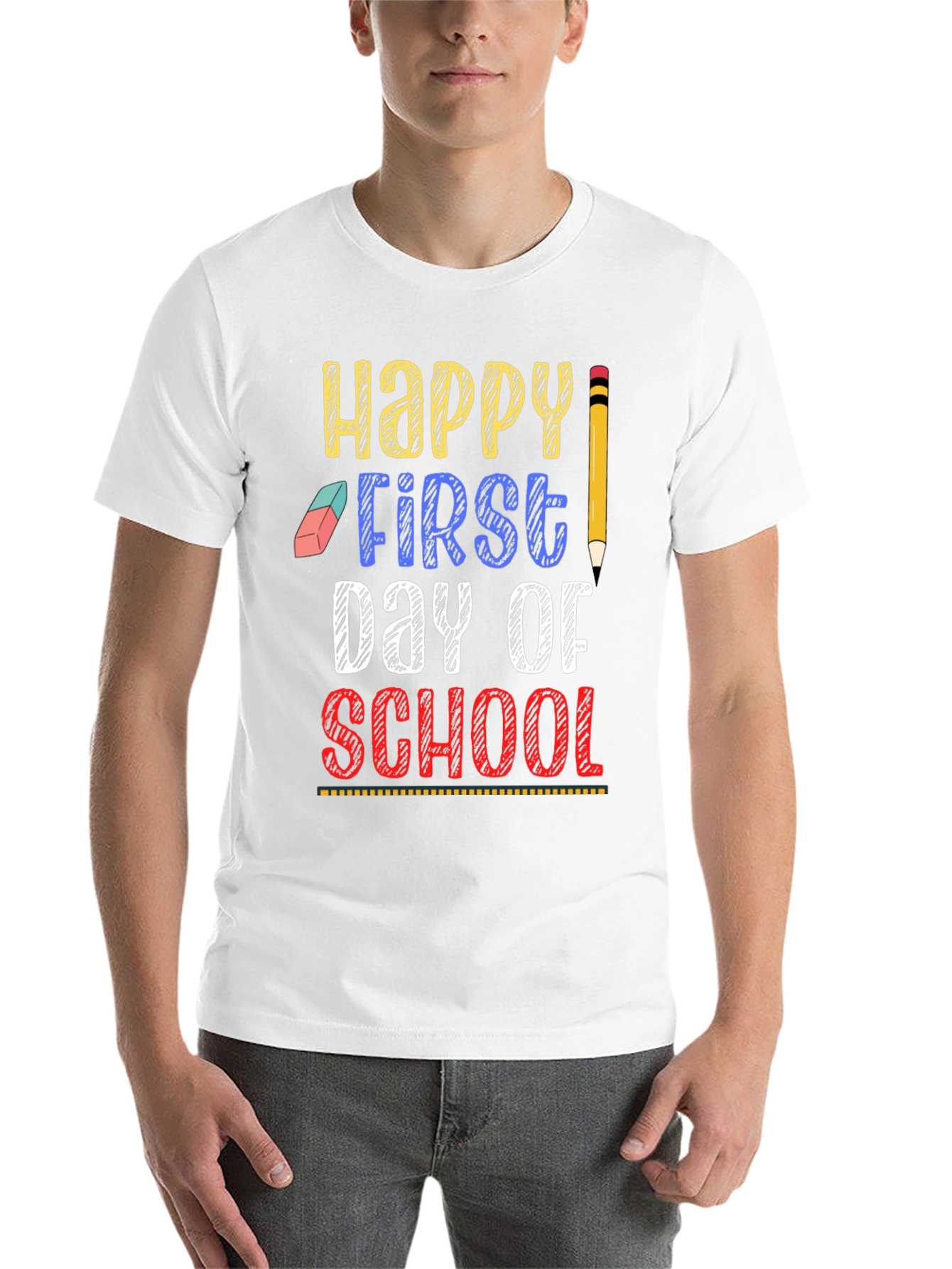 Happy First Day of School Graphic Tee - 14