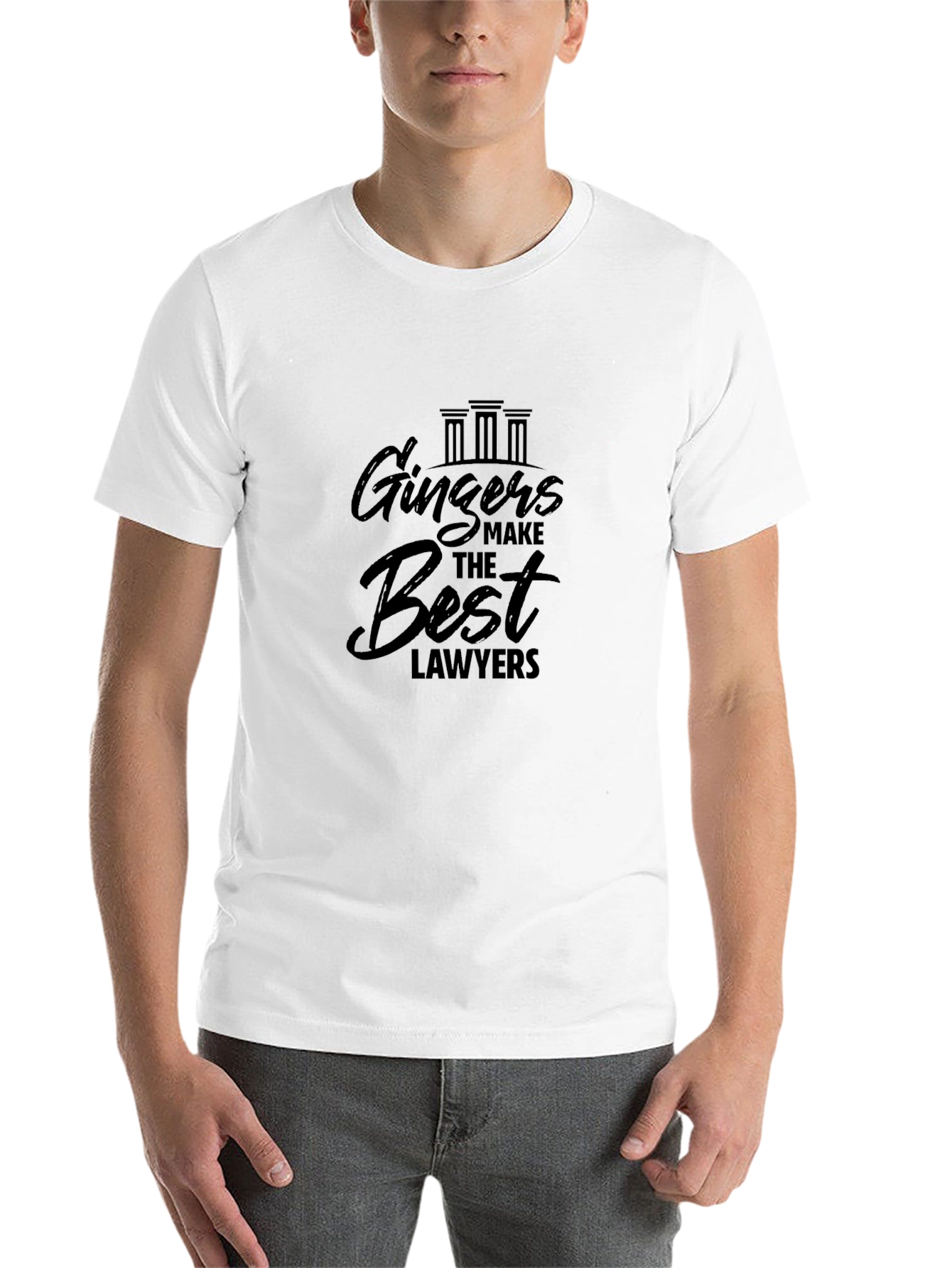 Black Ginger Lawyers T-Shirt - Funny Lawyer Gift view 14