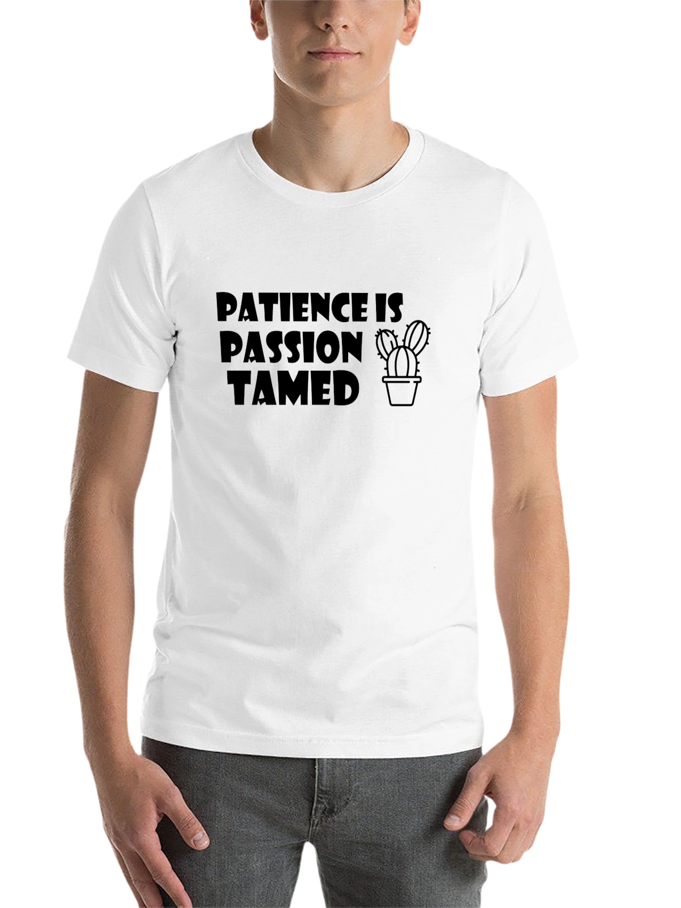 Black Patience Is Passion Tamed T-Shirt view 14