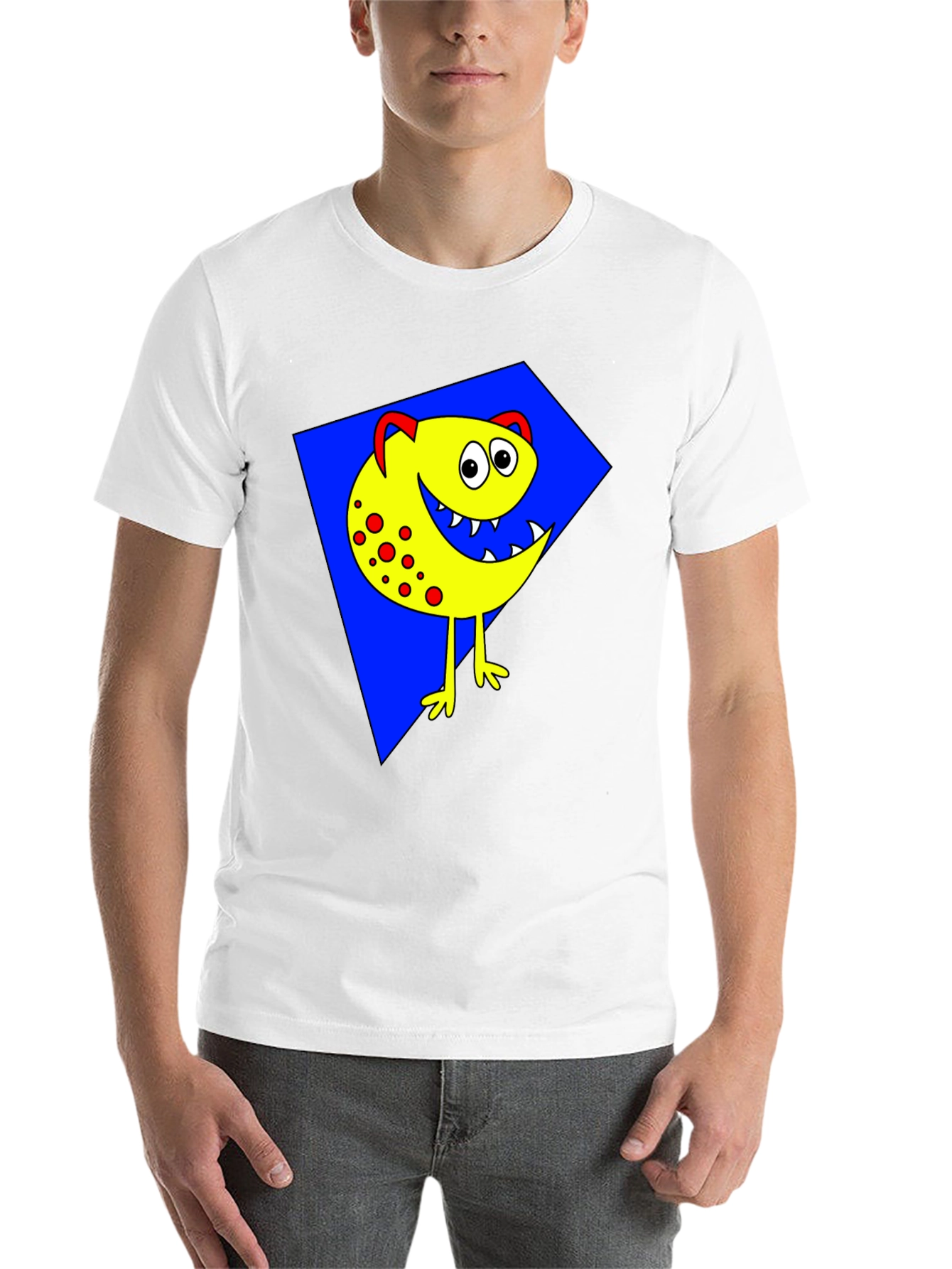 Black Monster Graphic Tee - Fun & Unique Design view 14