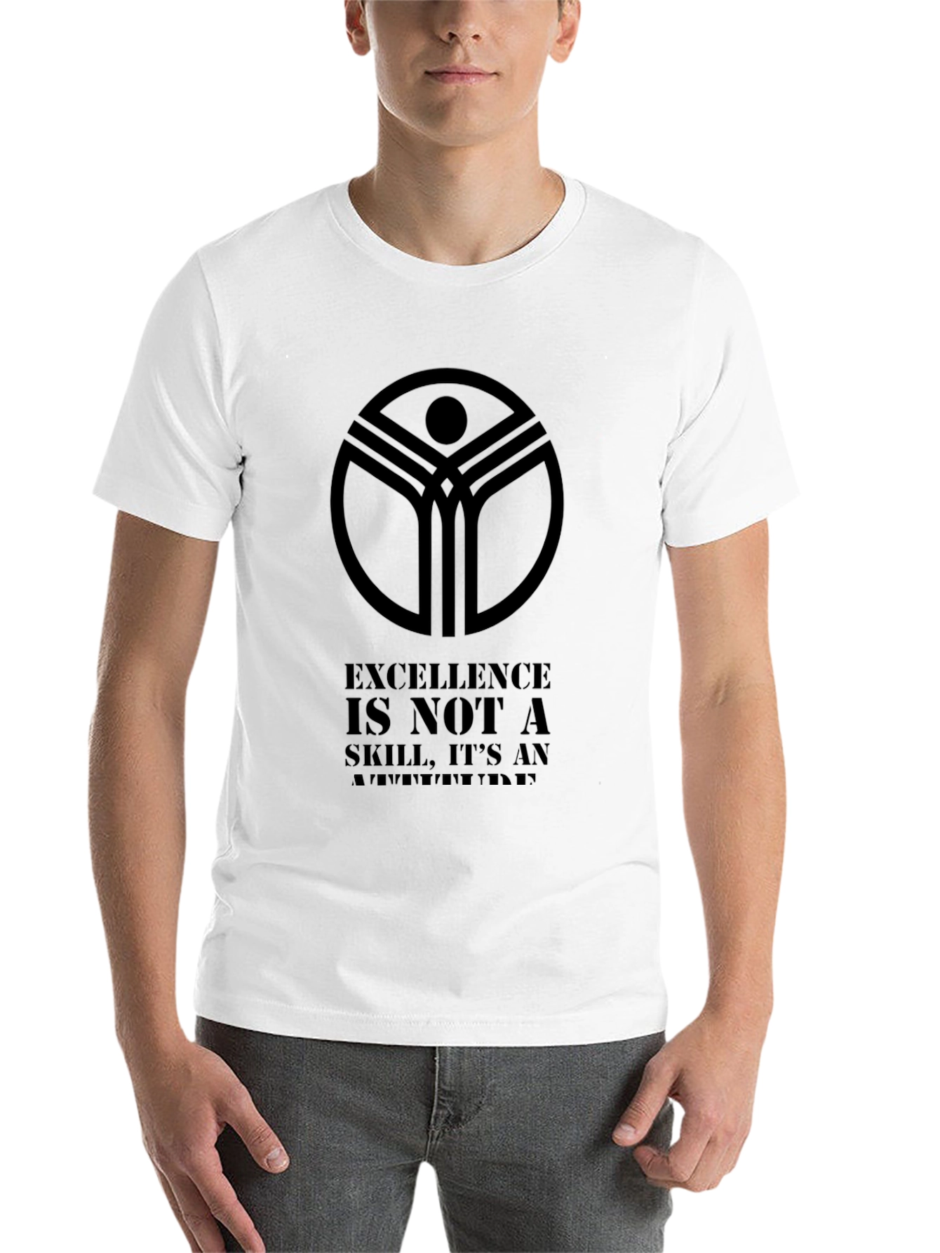Black Excellence Philosophy Black T-Shirt view 14