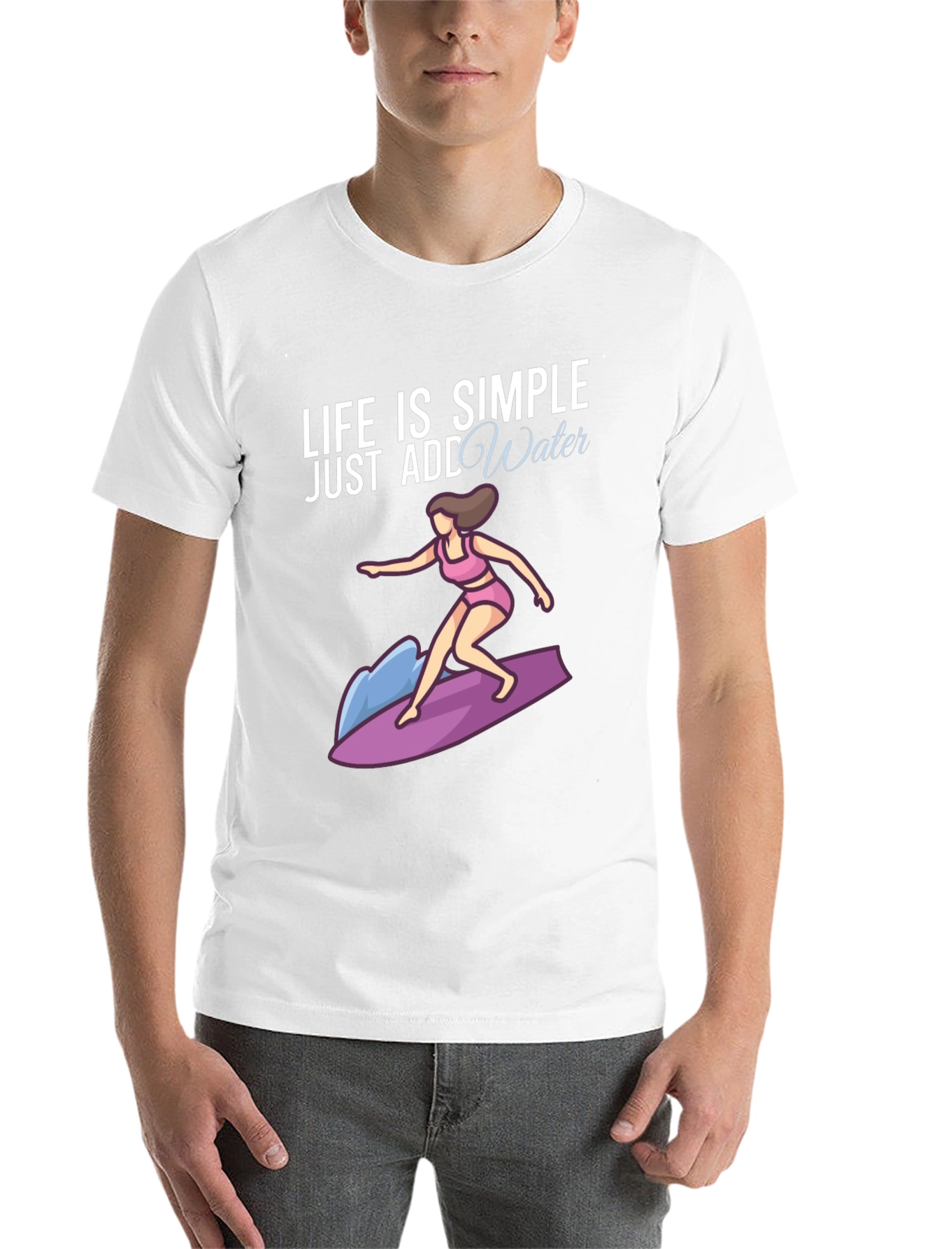 Black Life is Simple, Just Add Water T-Shirt view 14