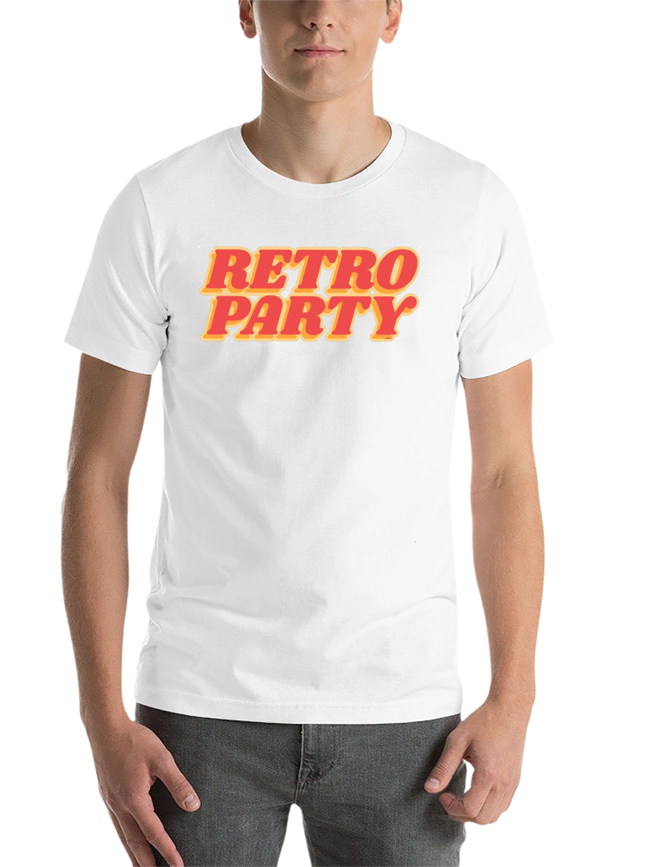 Black Retro Party Graphic T-Shirt - Stylish Black Tee view 14