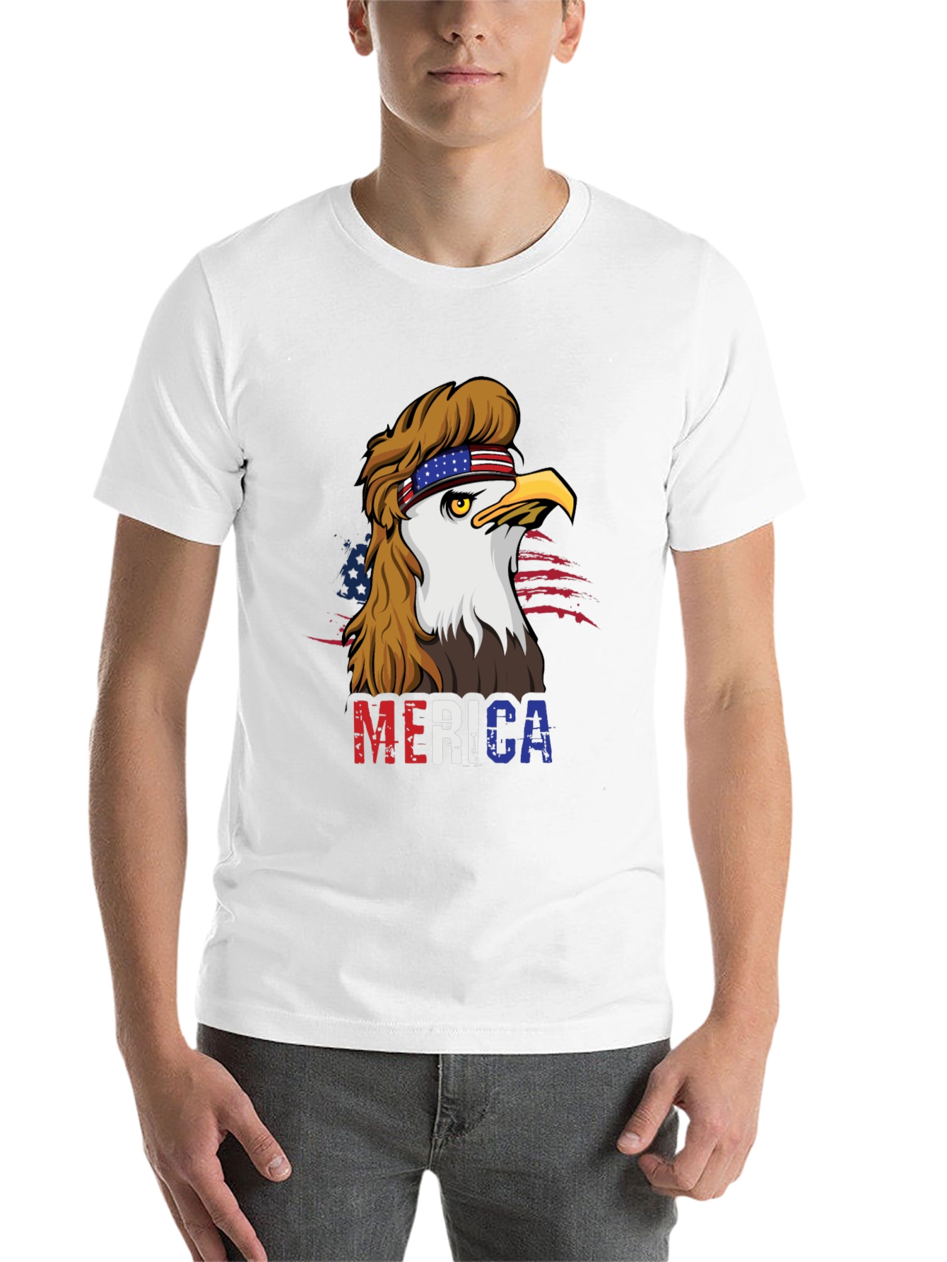 Patriotic Eagle 'Merica T-Shirt - 14