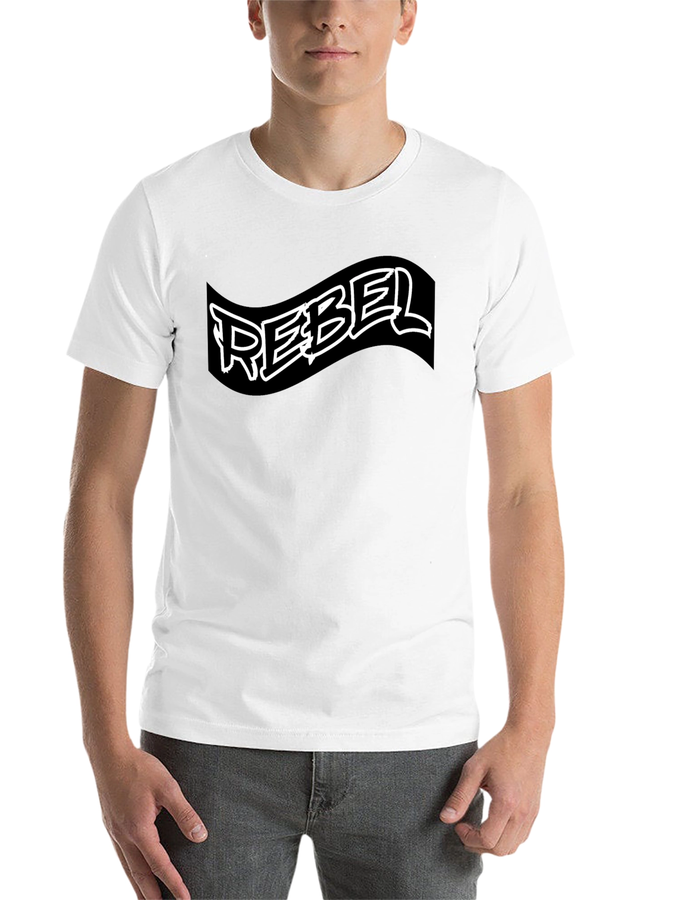 Black Rebel Black T-Shirt - Edgy Graphic Tee view 14