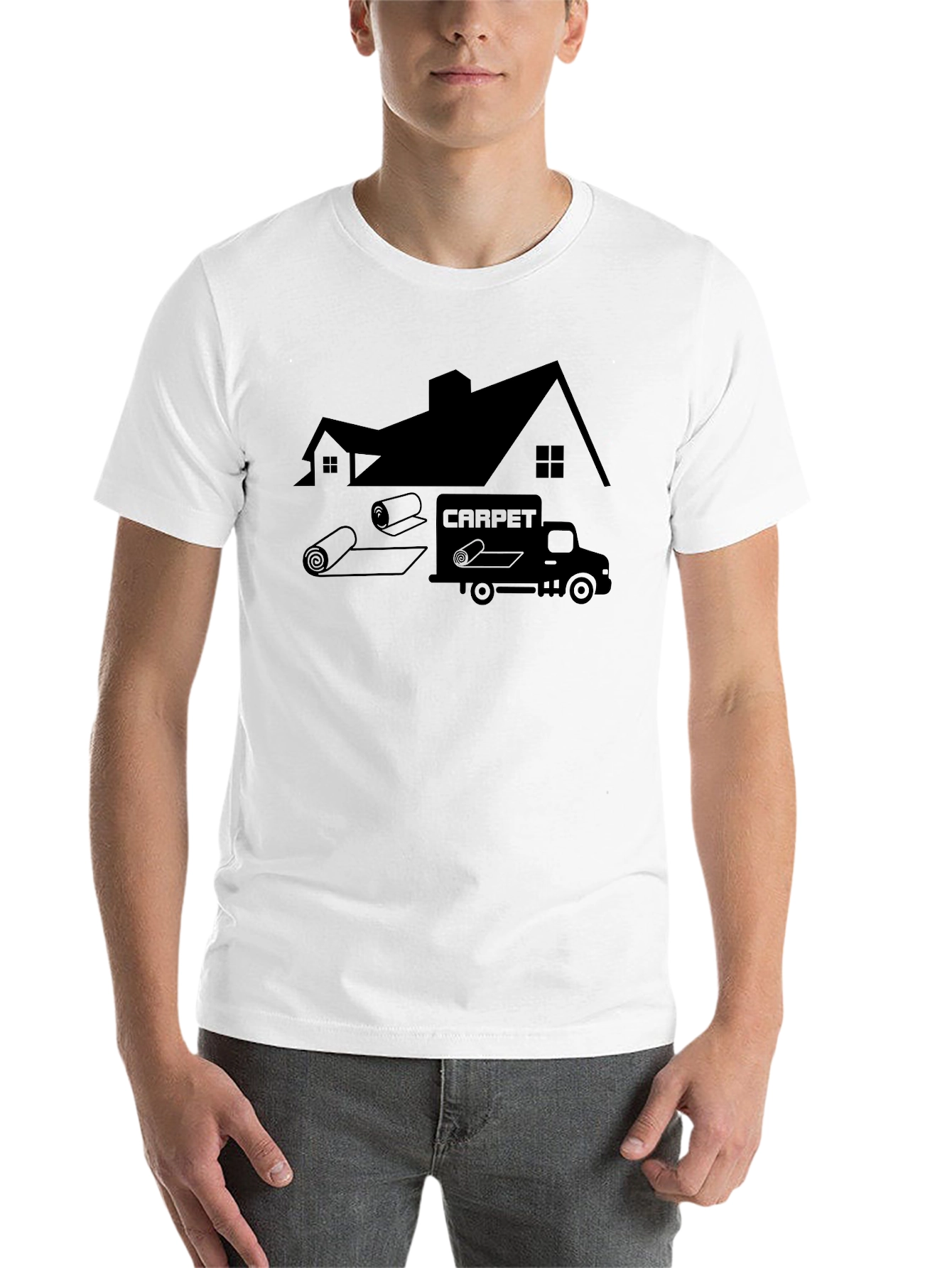 Black Carpet Installation Services T-Shirt view 14