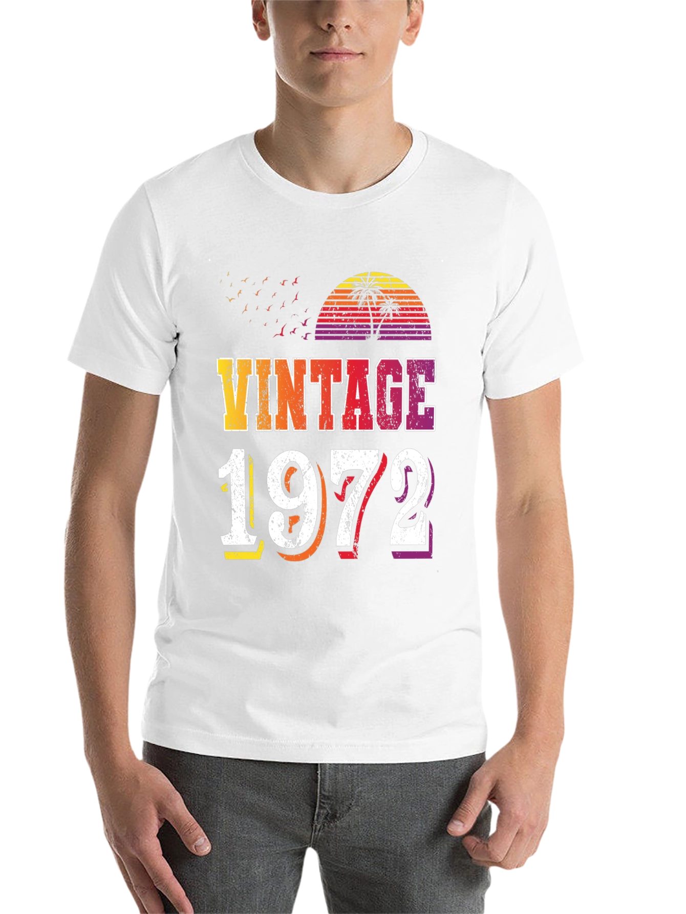 Black Vintage 1972 Graphic T-Shirt Retro Style view 14