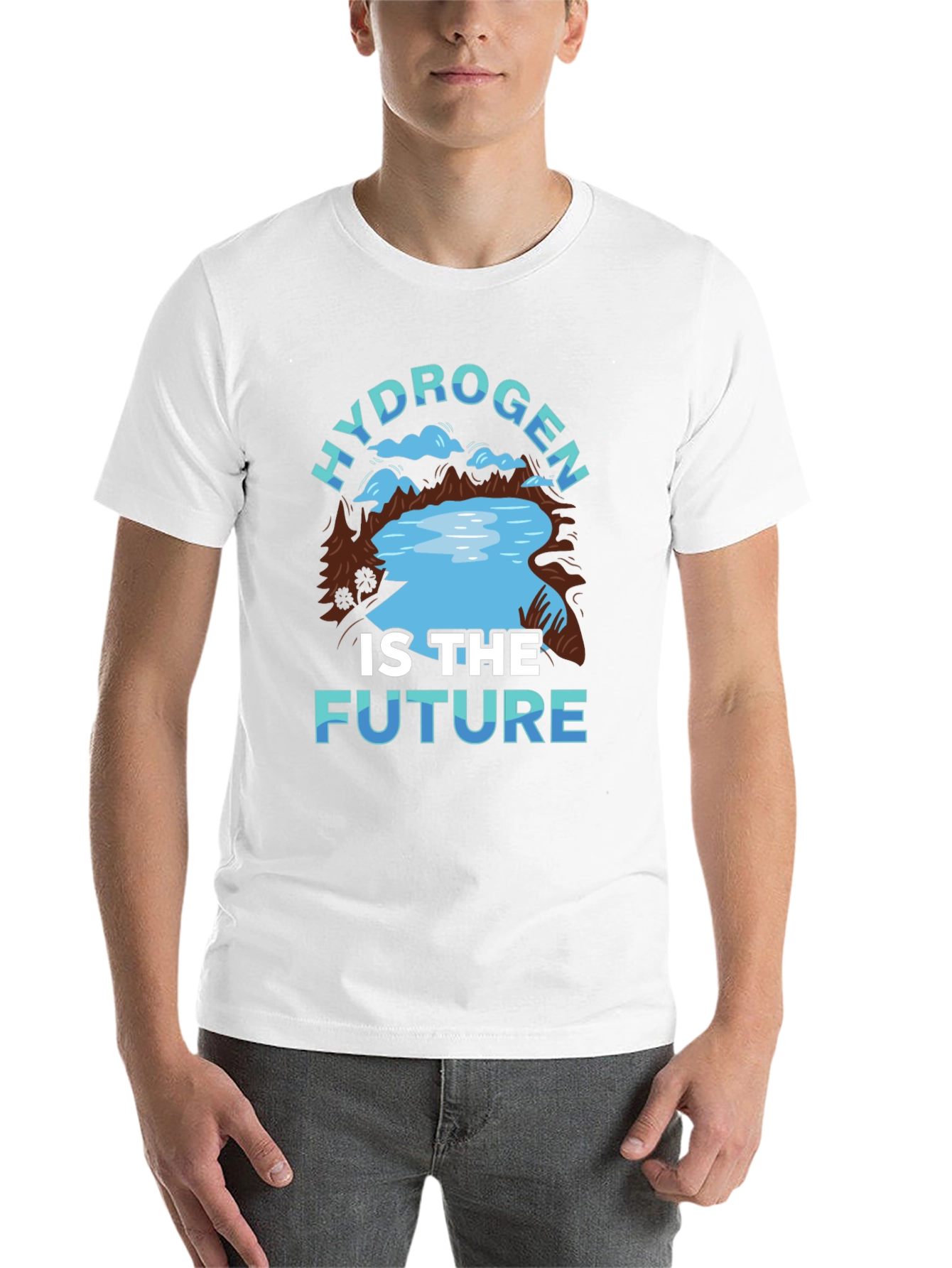 Black Hydrogen is The Future T-Shirt view 14