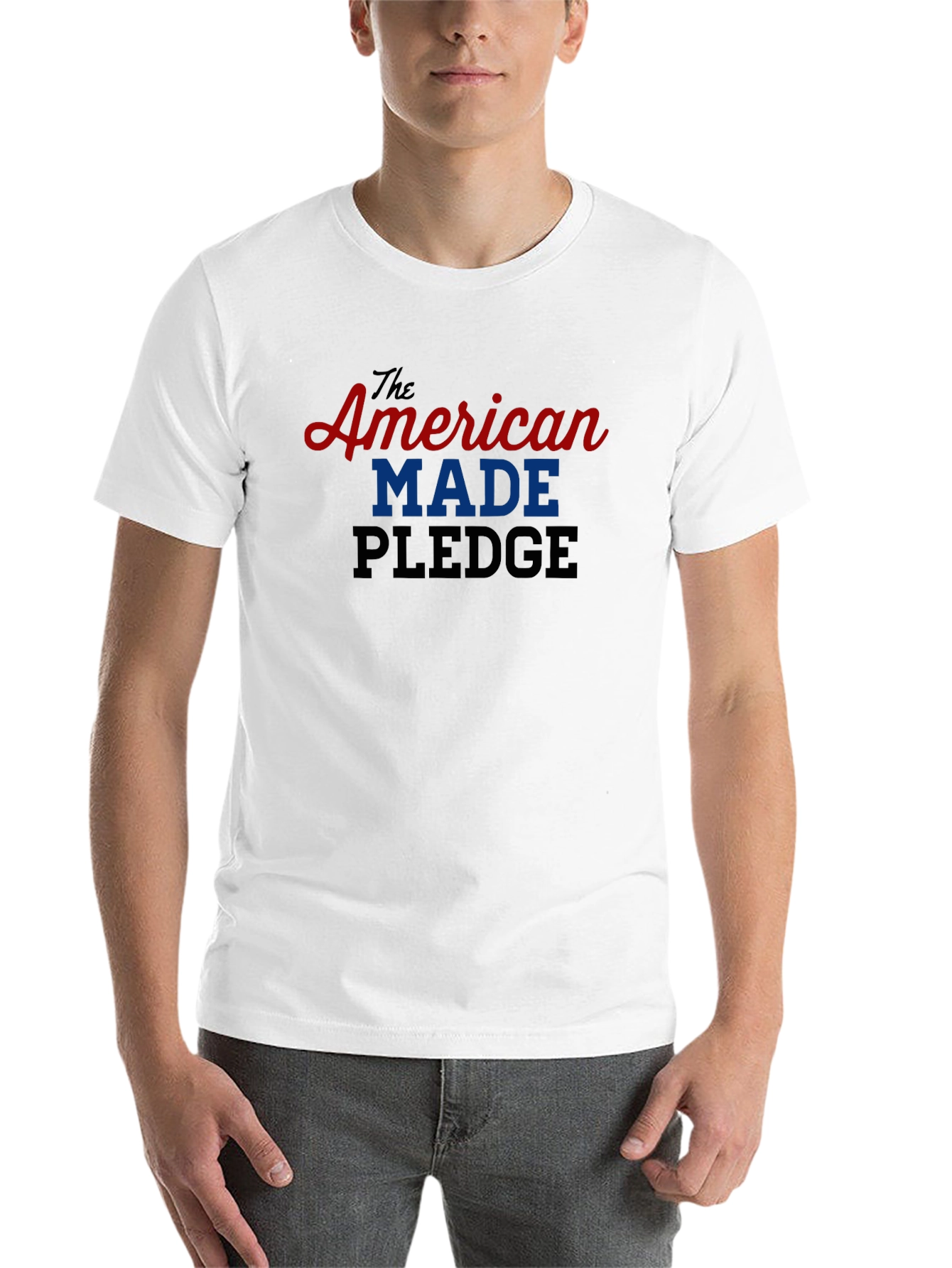 Black American Made Pledge Graphic Tee - Patriotic Pride view 14