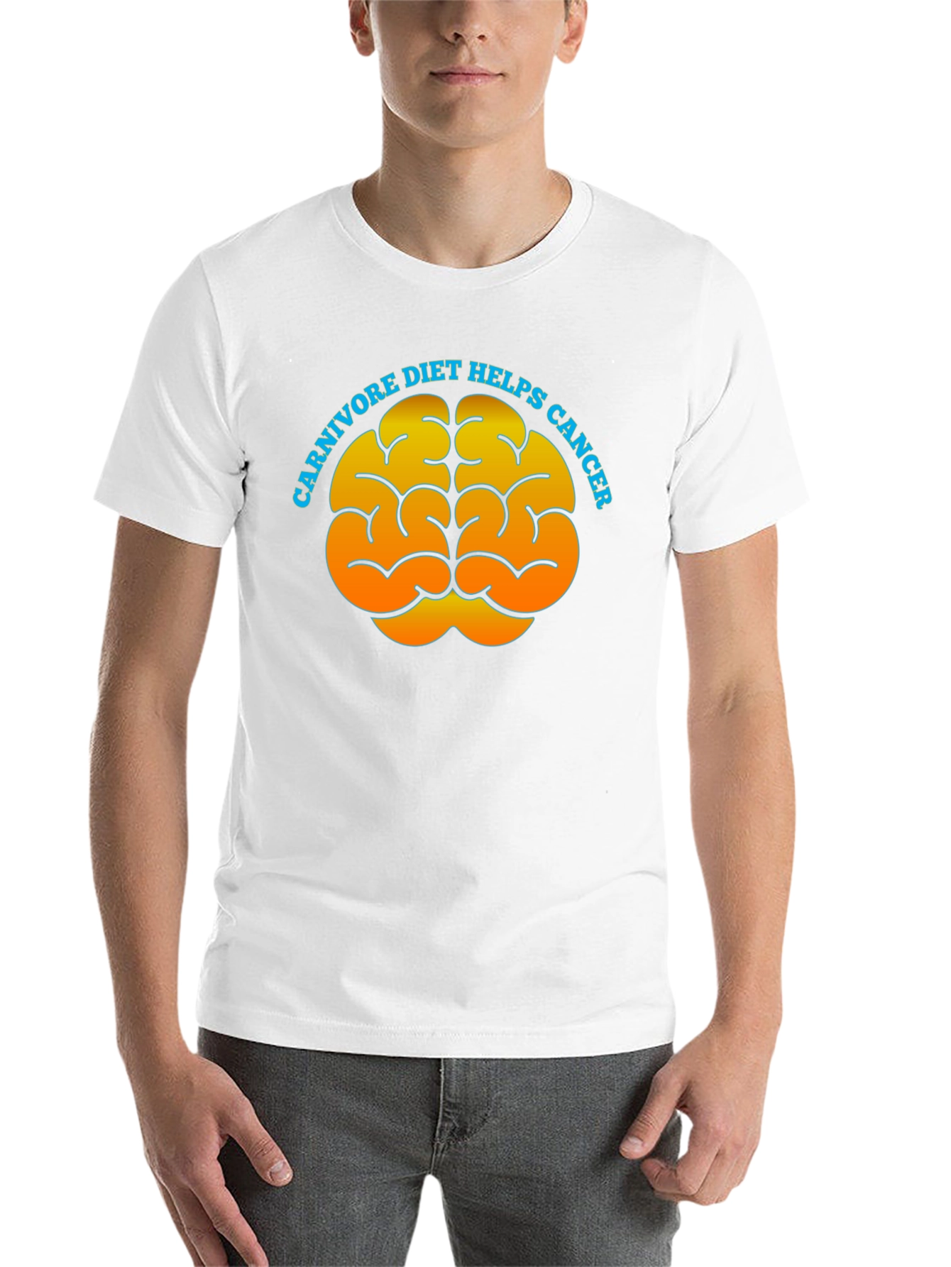Carnivore Diet Brain T-Shirt  - 14