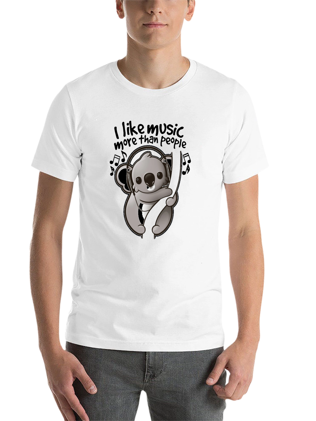 Black Music Loving Koala Graphic Tee view 14