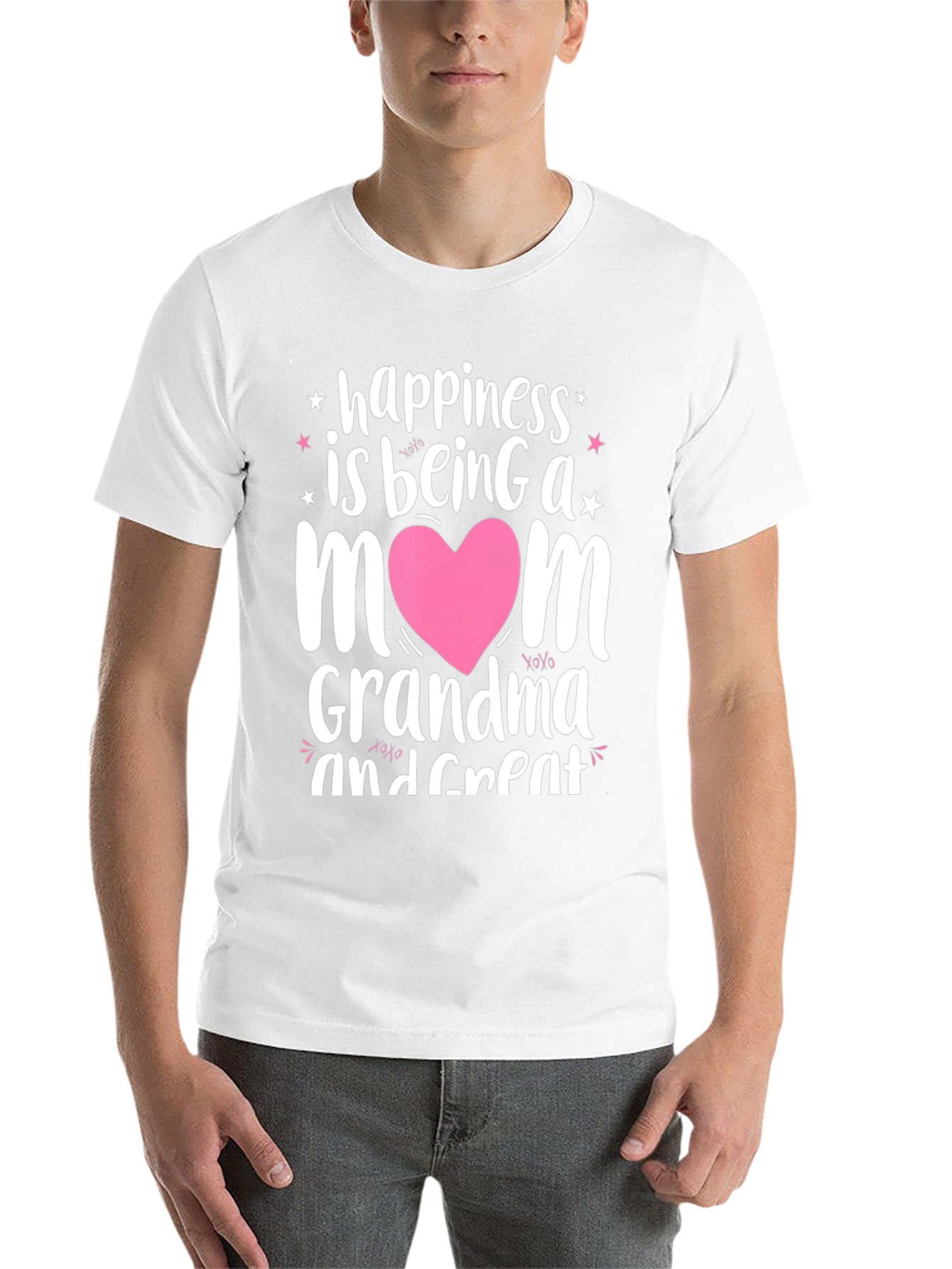 Happiness is Being a Mom Grandma T-Shirt - 14