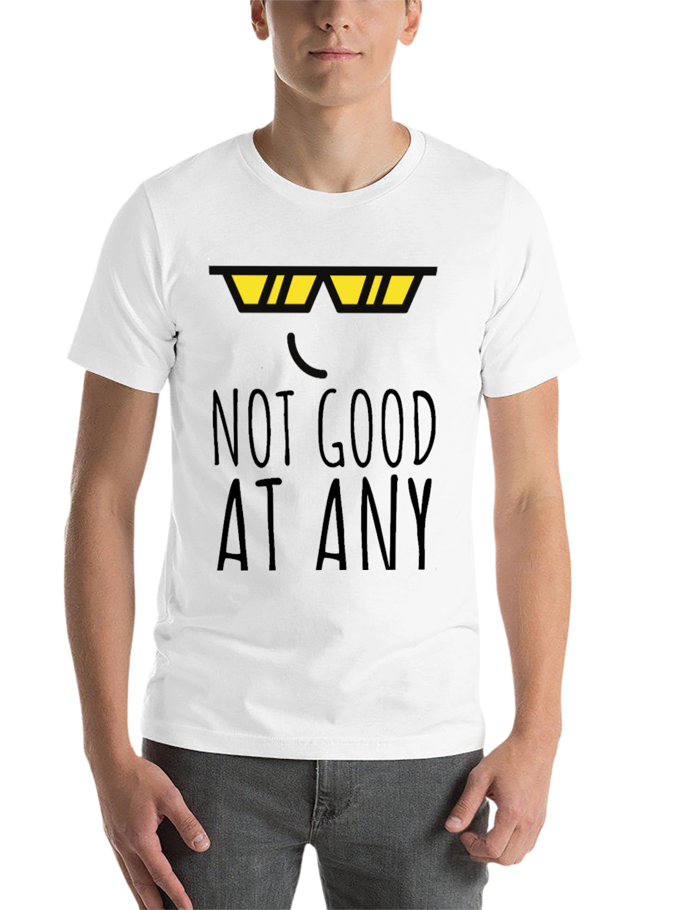 Black Not Good At Any Black T-Shirt Funny Novelty Top view 14