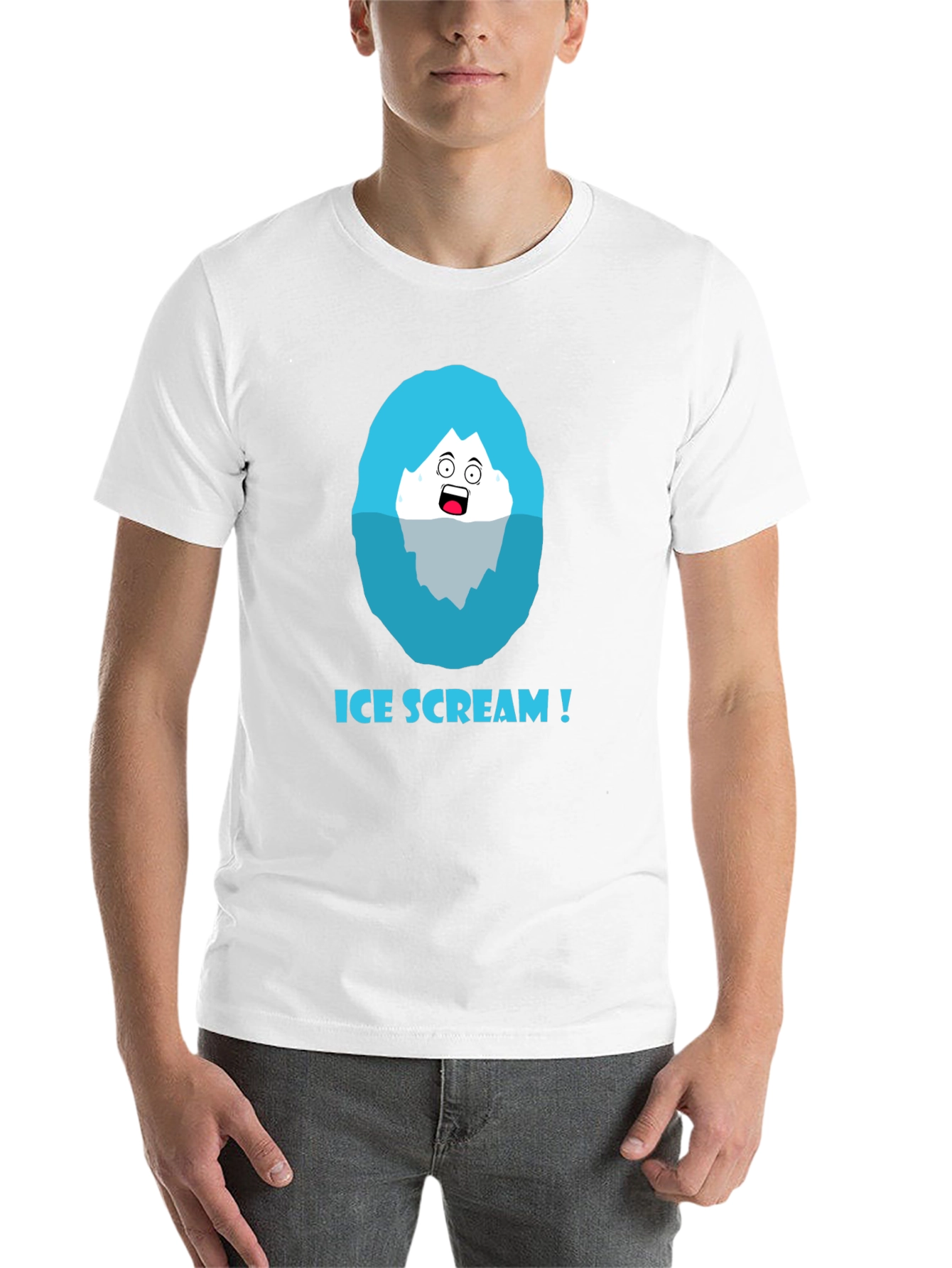 Black Ice Scream T-Shirt - Funny Graphic Tee view 14