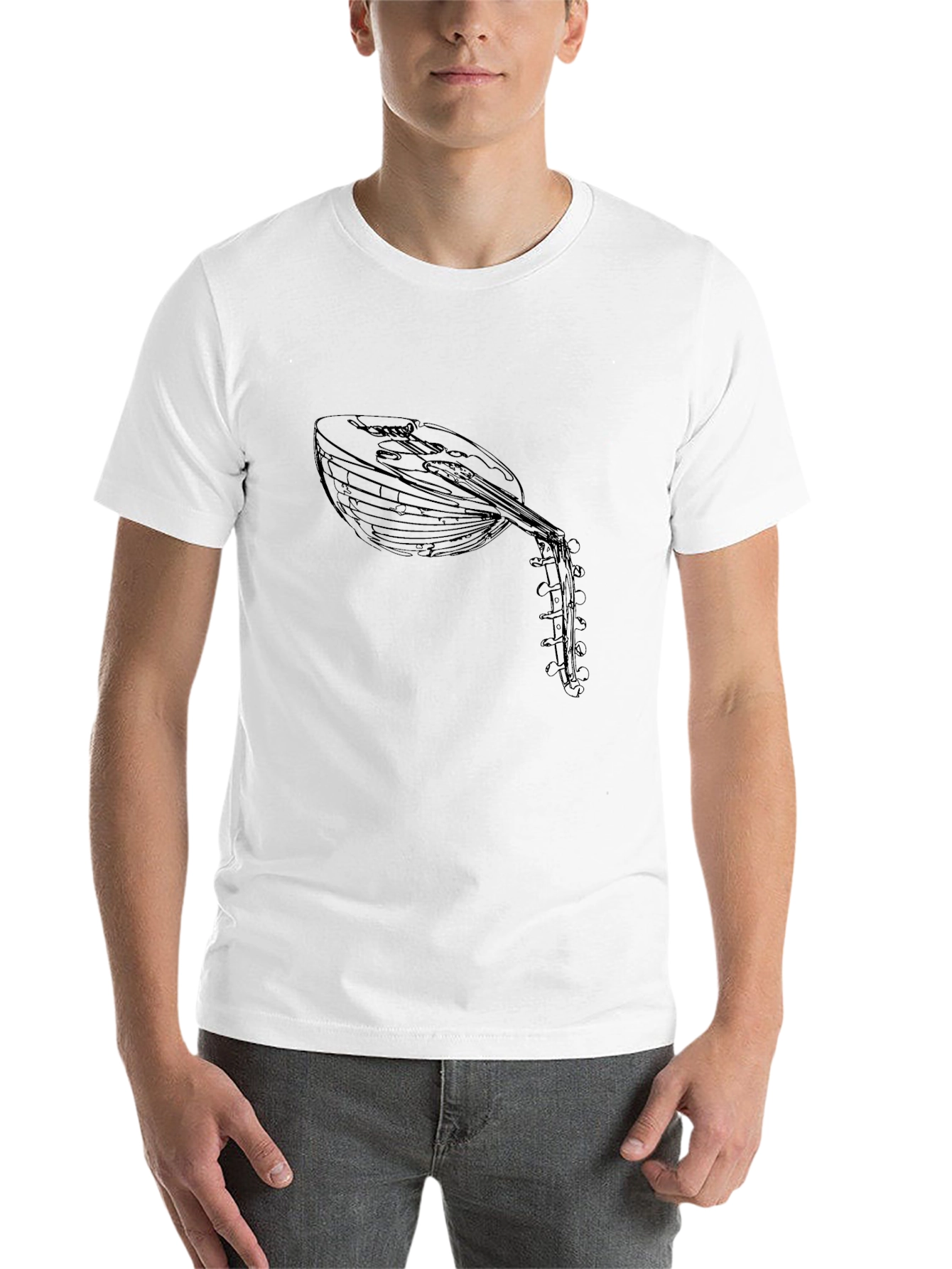 Black Lute Graphic Tee - Black view 14