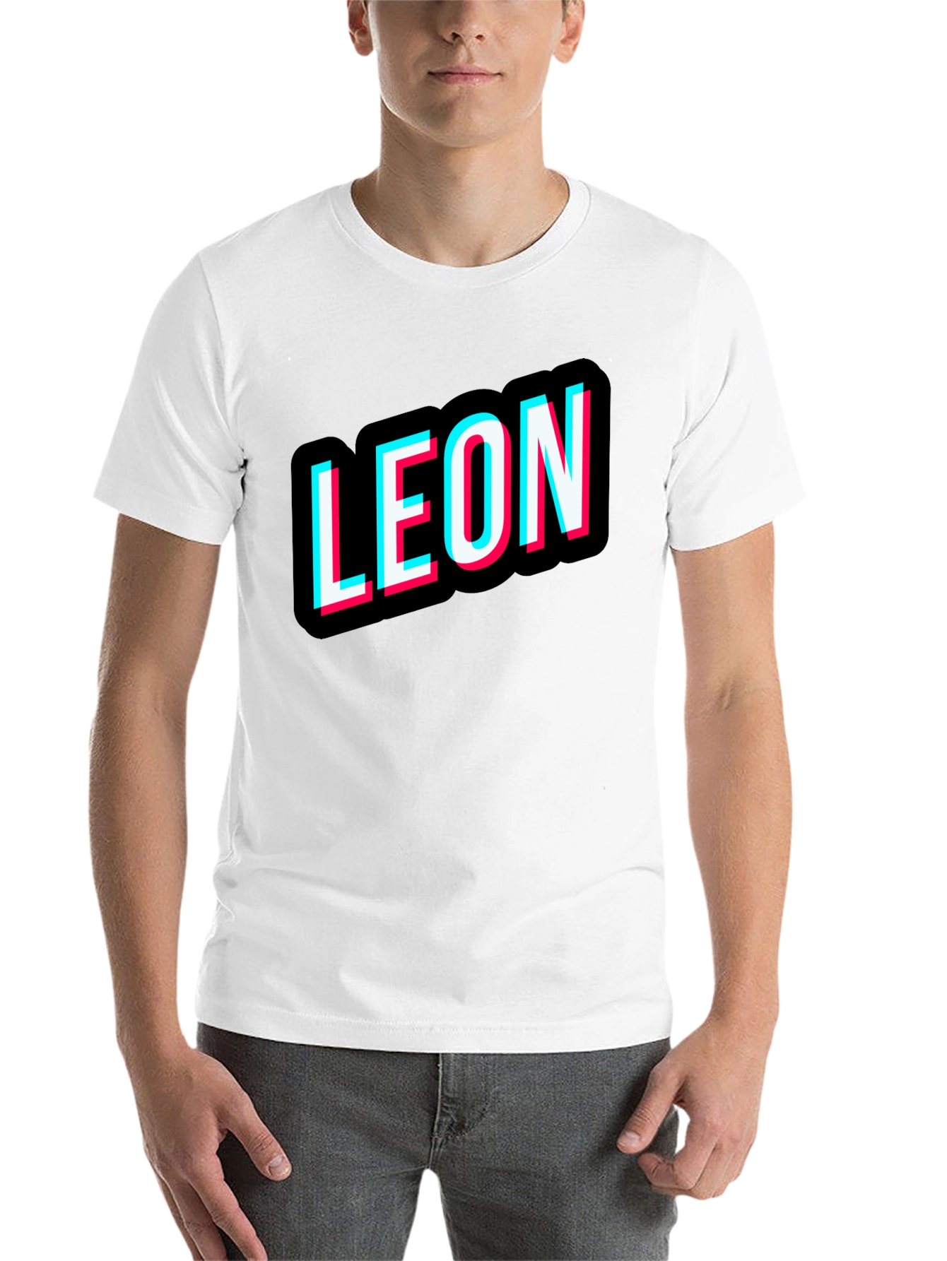 Black Leon T-Shirt Black Novelty Design Tee view 14