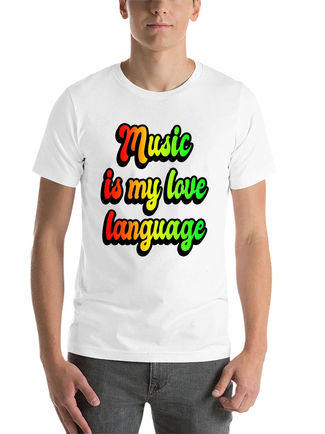 Music is My Love Language T-Shirt - 14