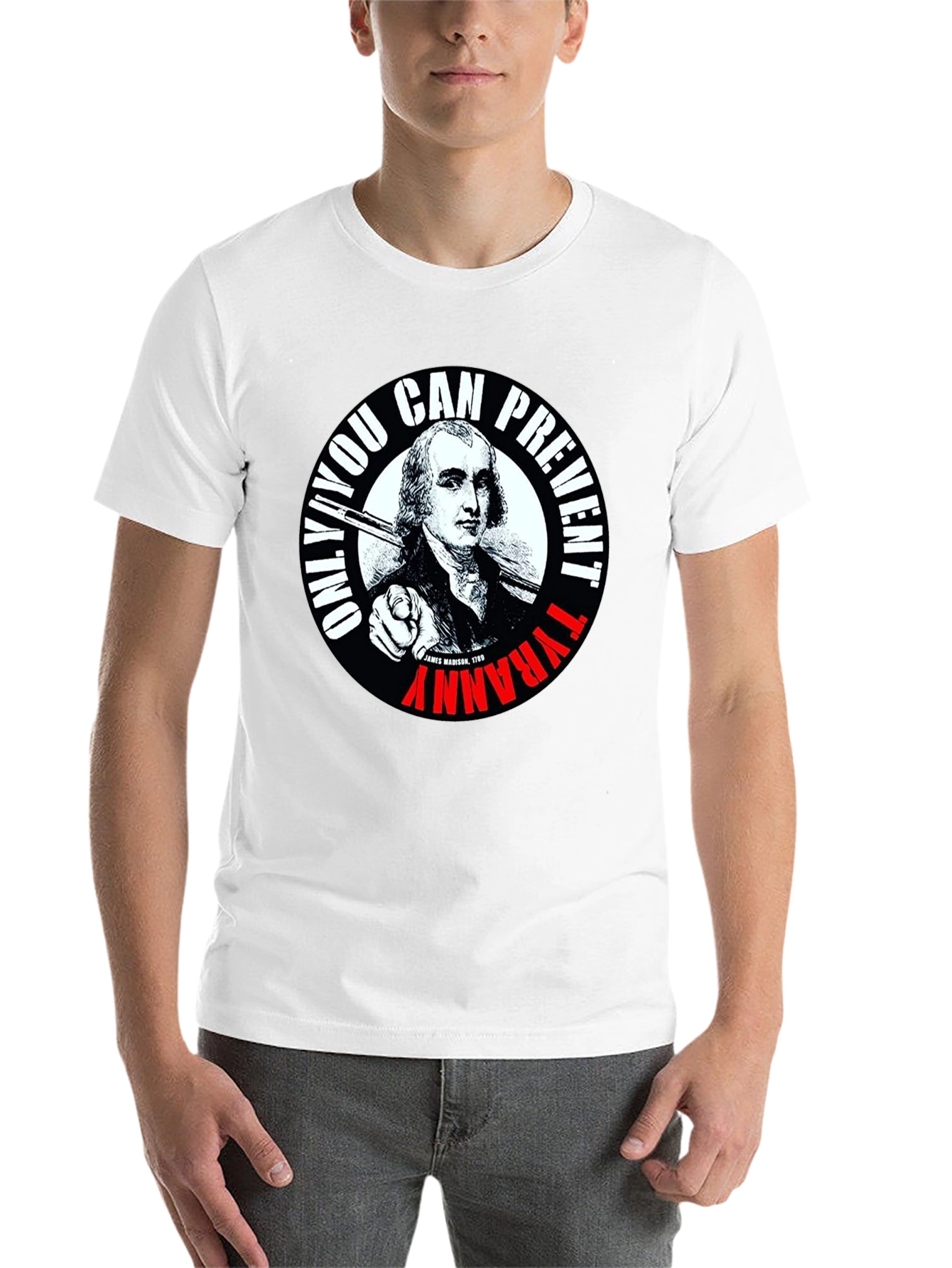 Black Only YOU Can Prevent Tyranny T-Shirt view 14