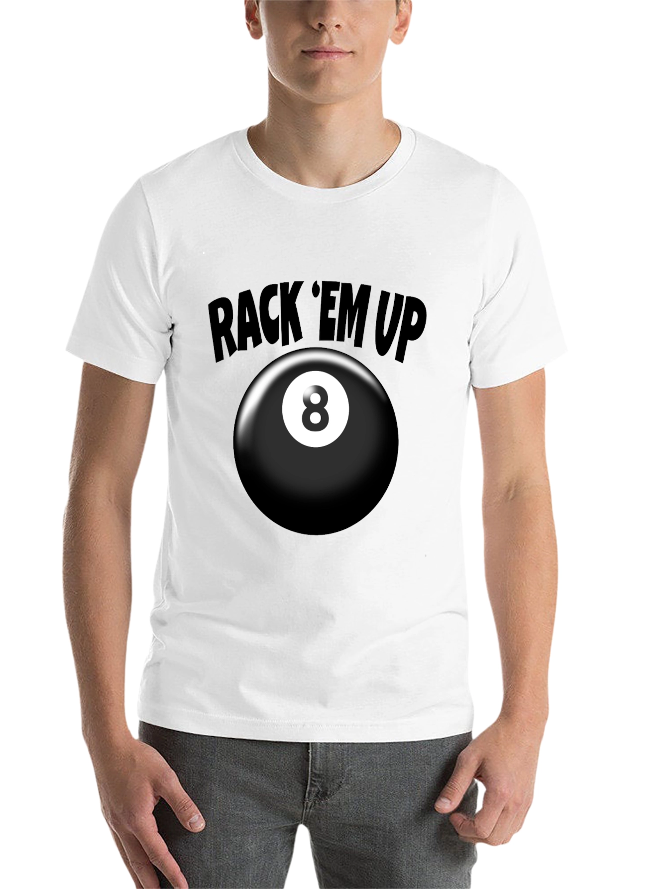 Rack 'Em Up 8 Ball Graphic T-Shirt - 14