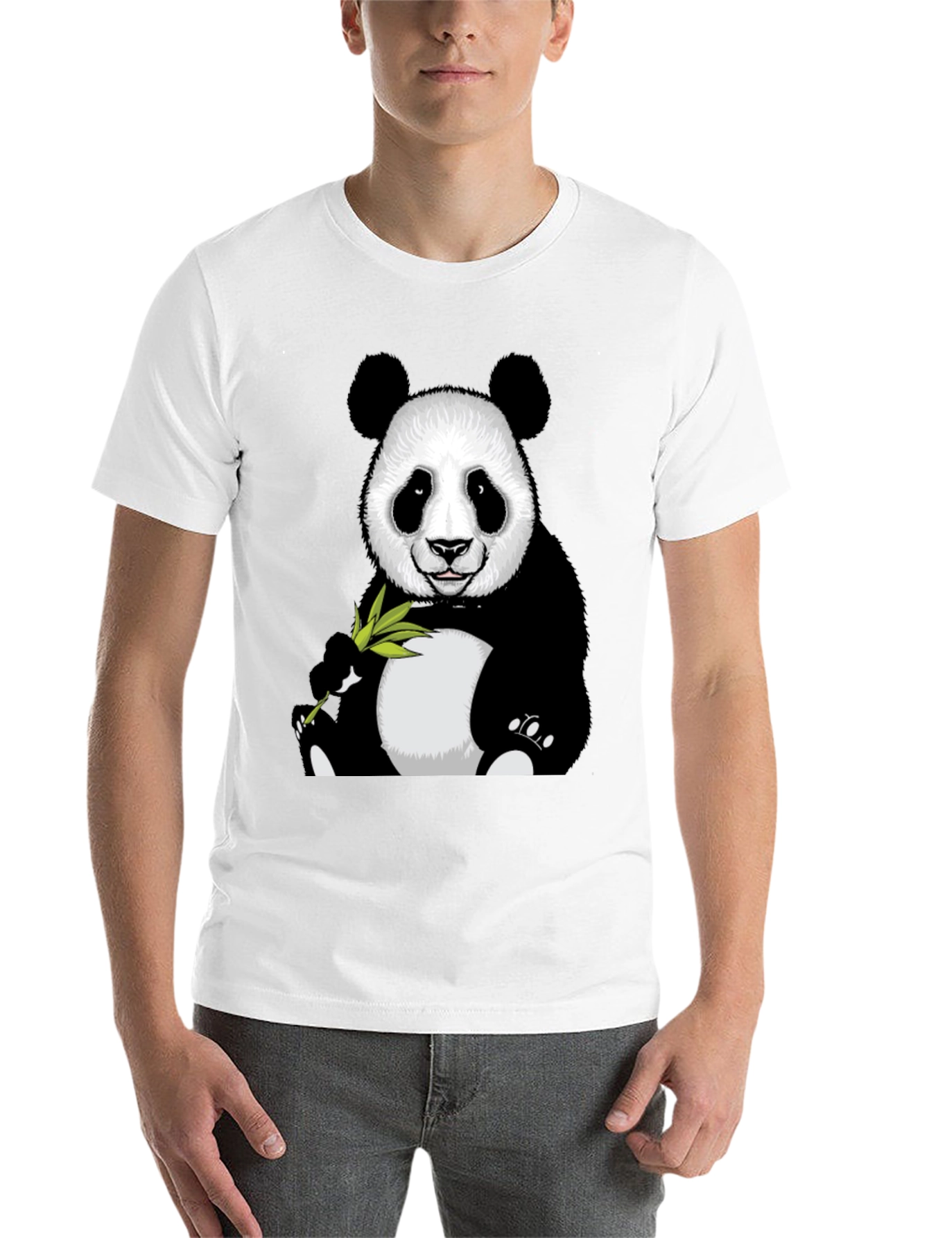 Black Panda Graphic T-Shirt - Cute Animal Tee view 14