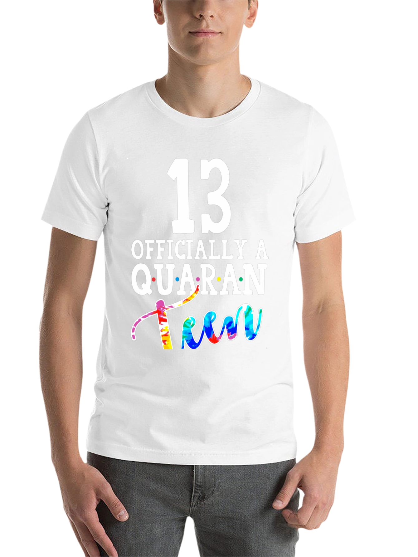 Black QuaranTEEN Birthday T-Shirt - 13th Birthday  view 14