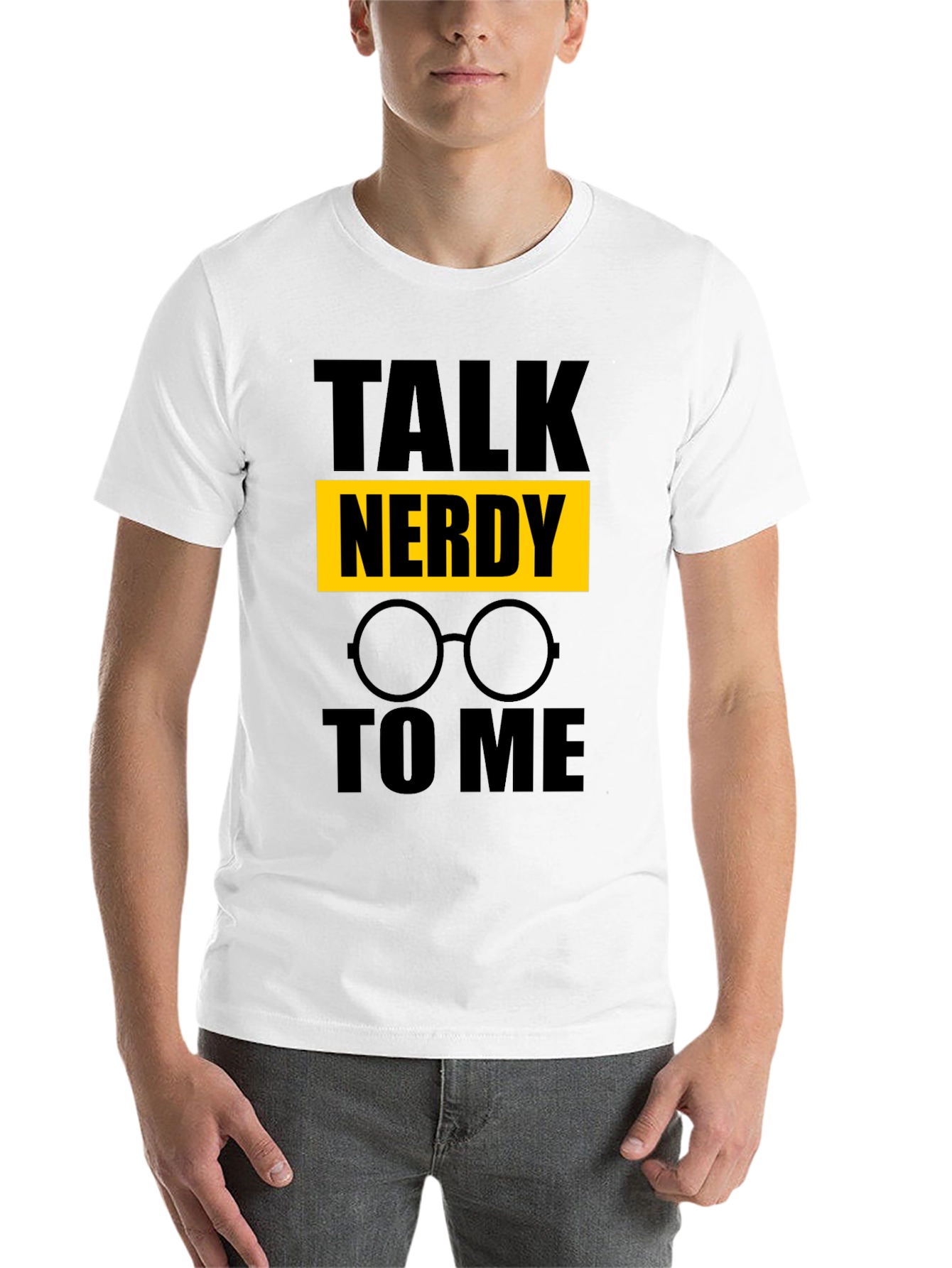 Black Talk Nerdy To Me T-Shirt - Geek Chic view 14