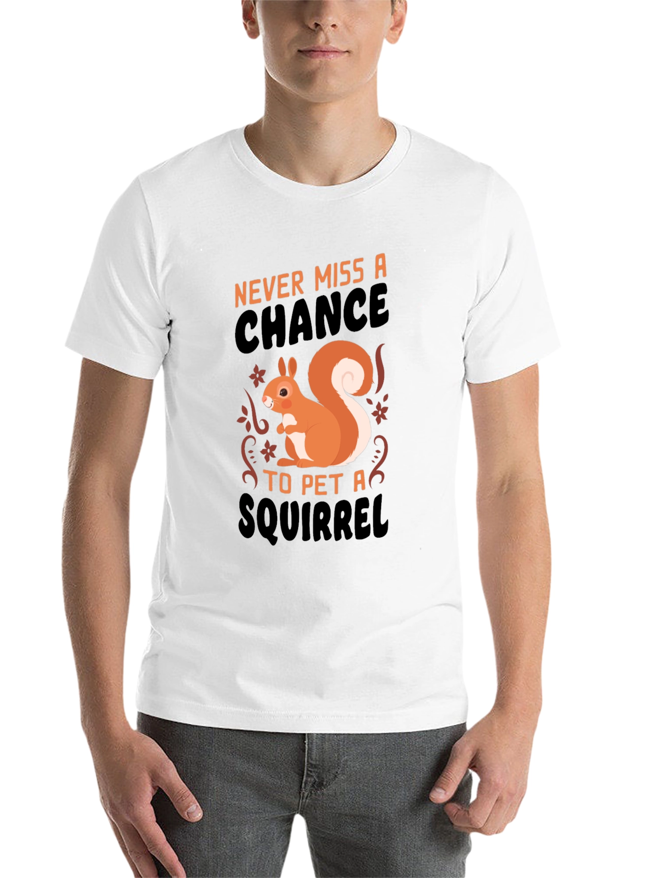 Black Squirrel Petting T-Shirt - Never Miss a Chance view 14