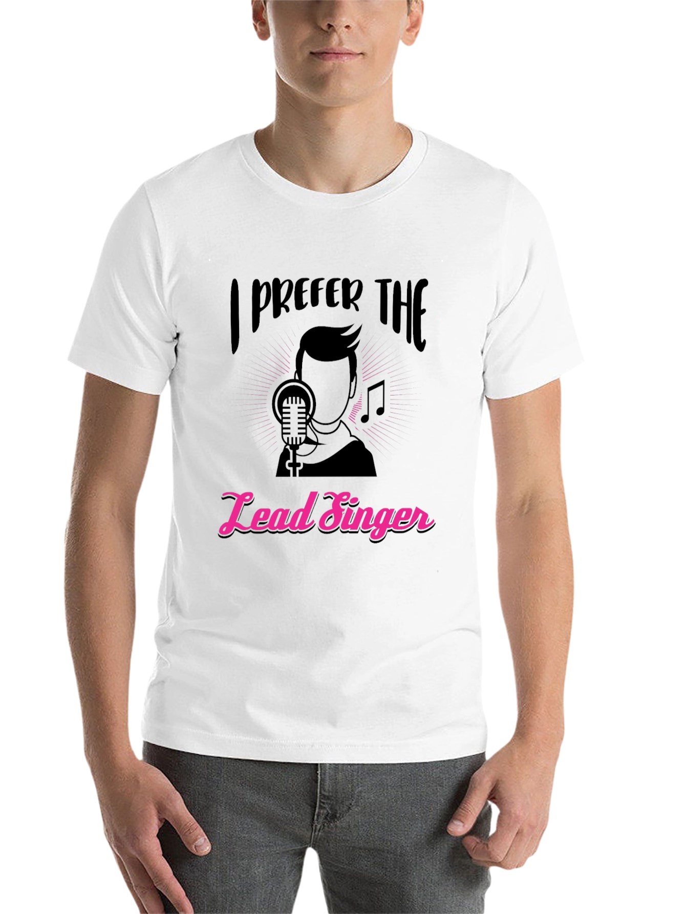 Black Lead Singer Graphic T-Shirt view 14