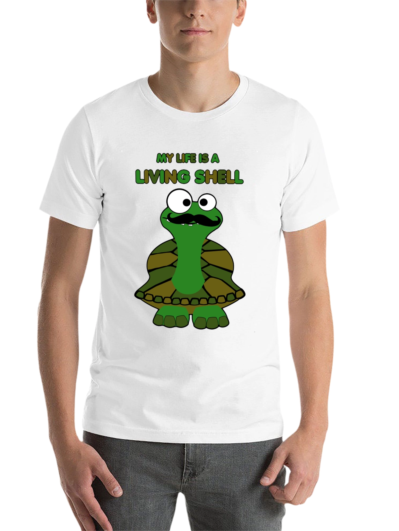 Black My Life is a Living Shell Turtle T-Shirt view 14