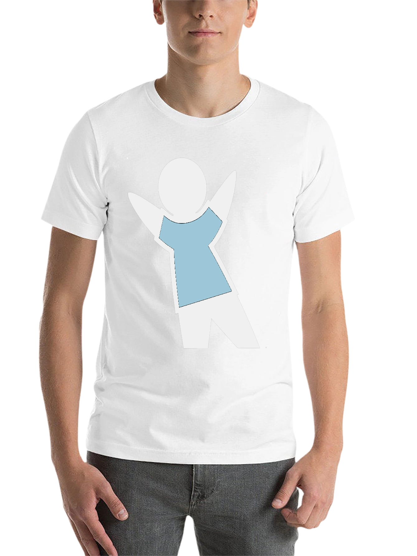 Black Whimsical Stick Figure Tee view 14