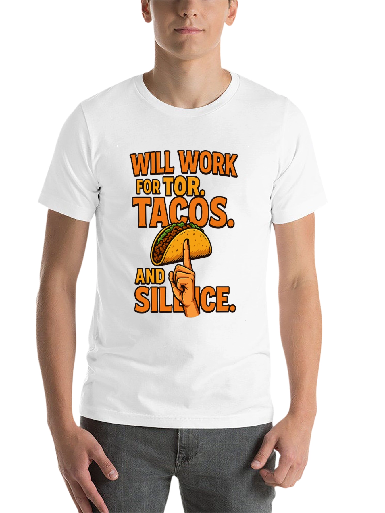 Black Will Work For Tacos T-Shirt Funny Humor view 14