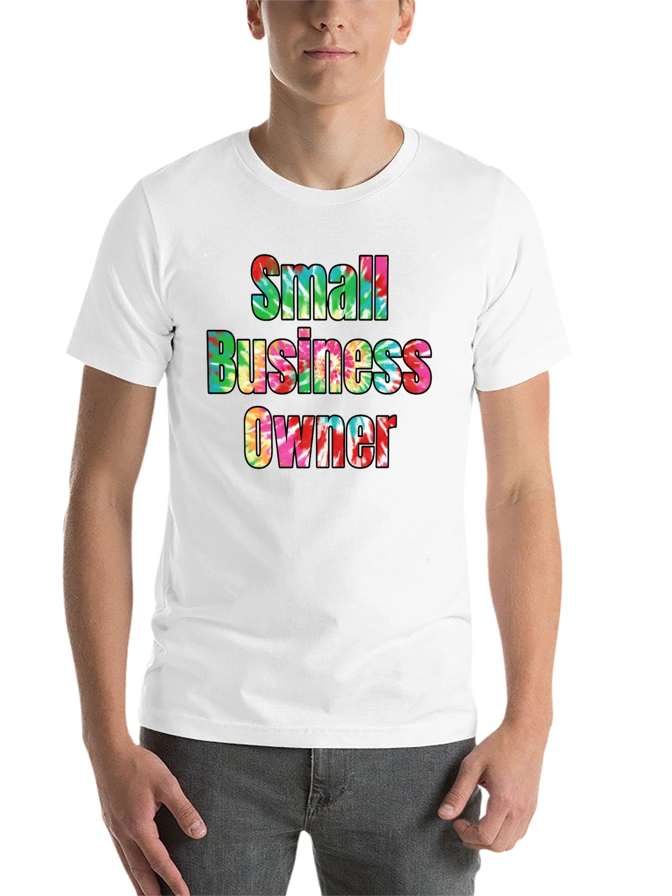 Black Small Business Owner Tie Dye T-Shirt view 14